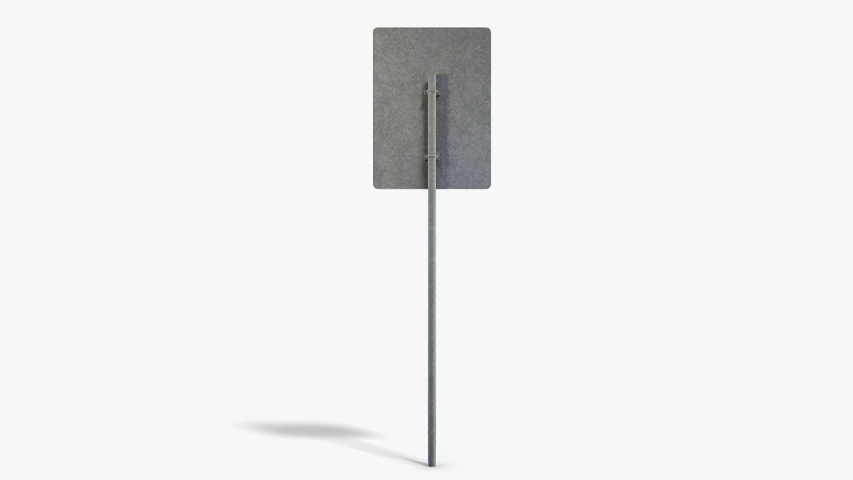 Toilet Info Sign Low-poly 3D model_3