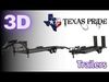 Texas Pride Trailers  Lowboy Bumper Pull and Gooseneck 2 in 1 Low-poly 3D model_1