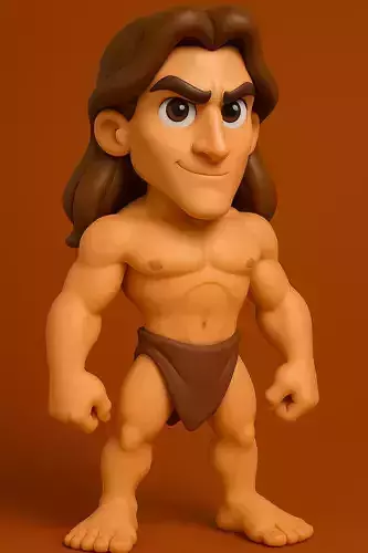 Tarzan Disney Pixar 3D Model