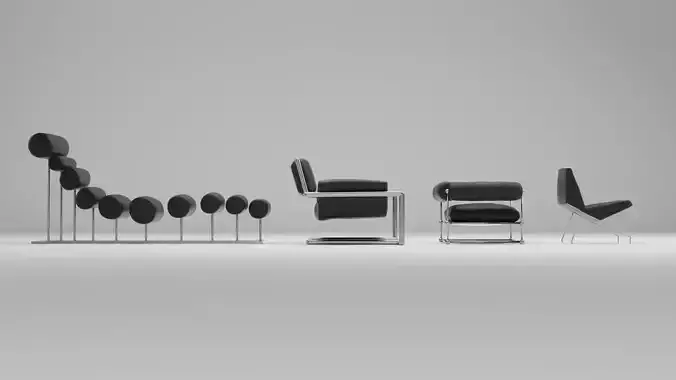 Leather Chairs furniture pack