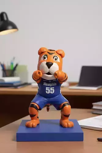 TOM - Tigers Of Memphis mascot statue - Decor