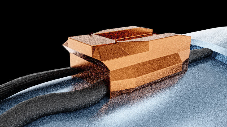 Space Missle Free 3D model_1