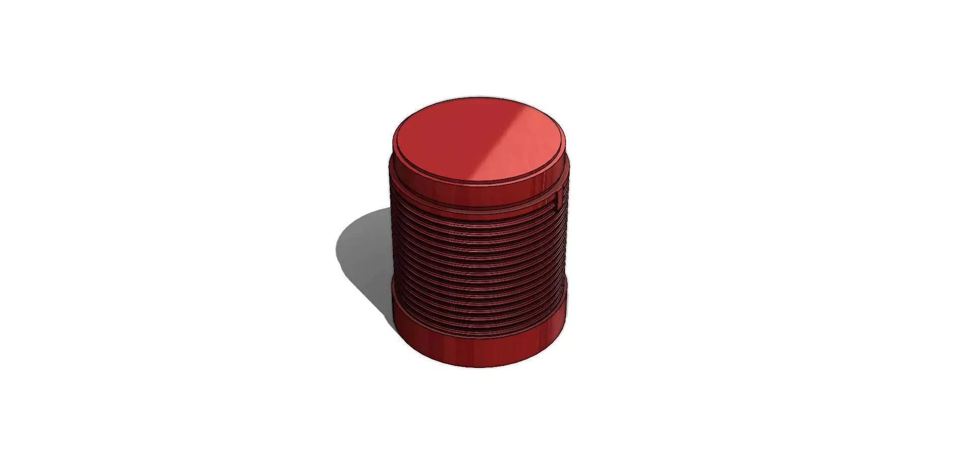 Modulo LED Vermelho WEG LTW ML50 1C E26 Red Led Module 3D model_4