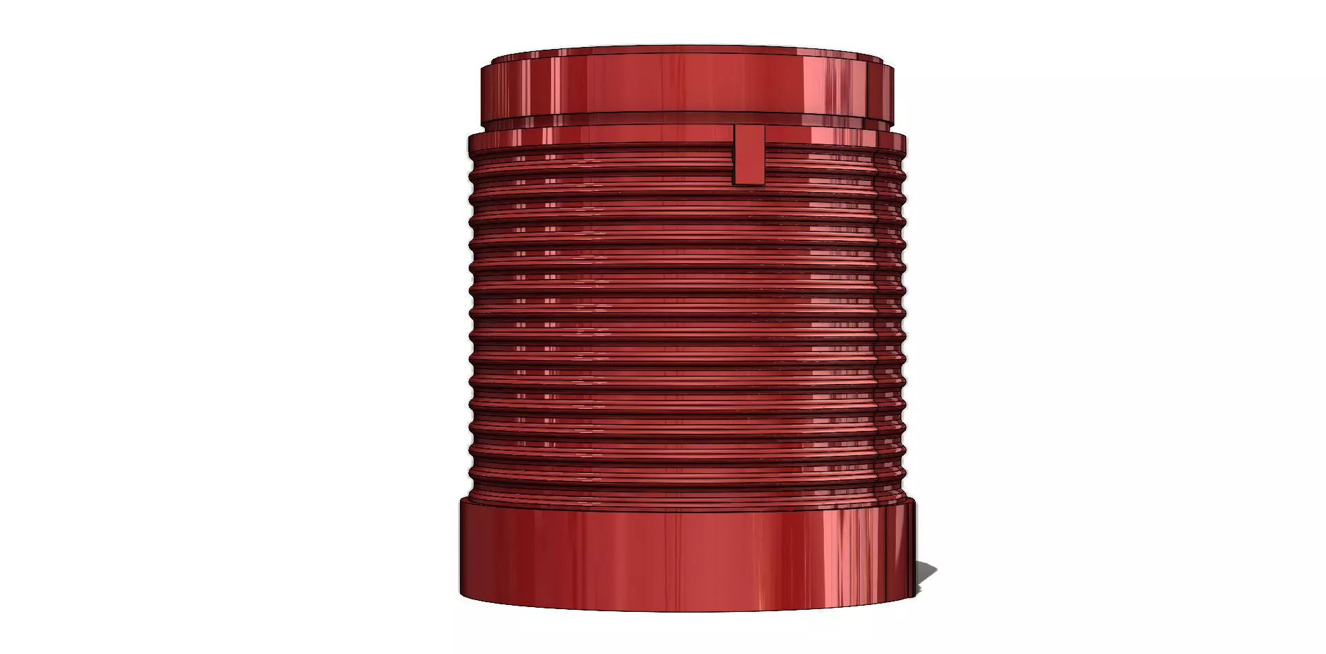 Modulo LED Vermelho WEG LTW ML50 1C E26 Red Led Module 3D model_9