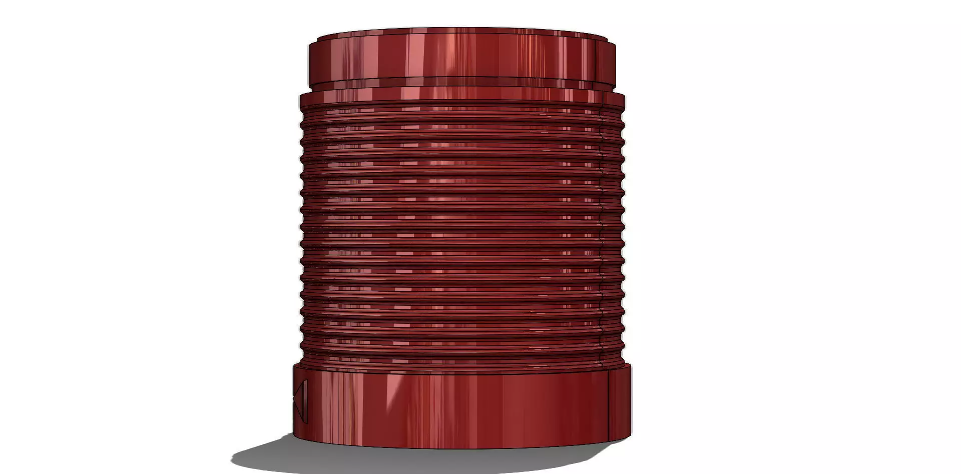 Modulo LED Vermelho WEG LTW ML50 1C E26 Red Led Module 3D model_14