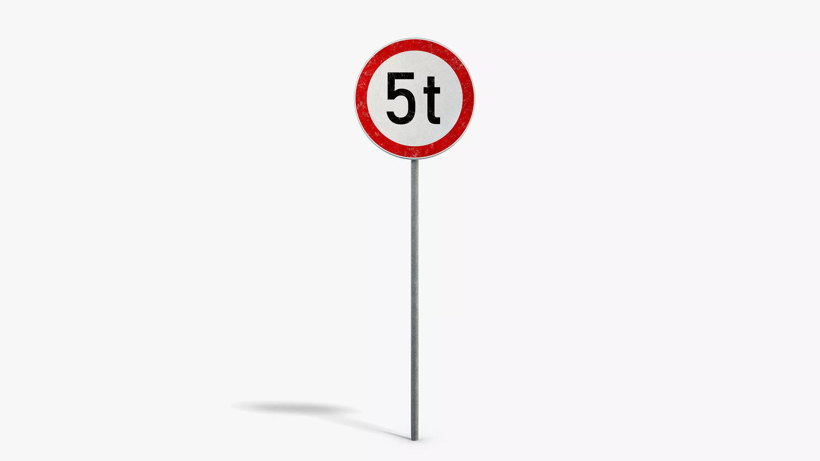 Max Weight Sign Low-poly 3D model_0