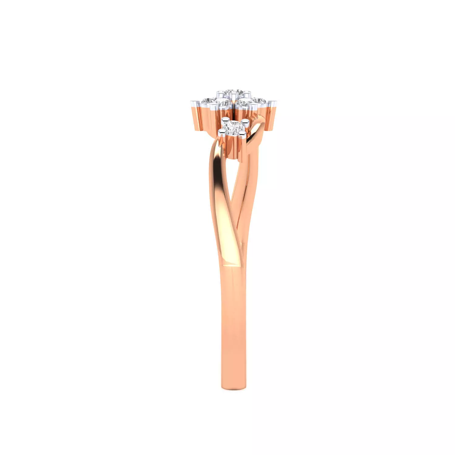 Women Ring Render 3dm STL MTL SLC JCD OBJ FBX Details 3D print model_4