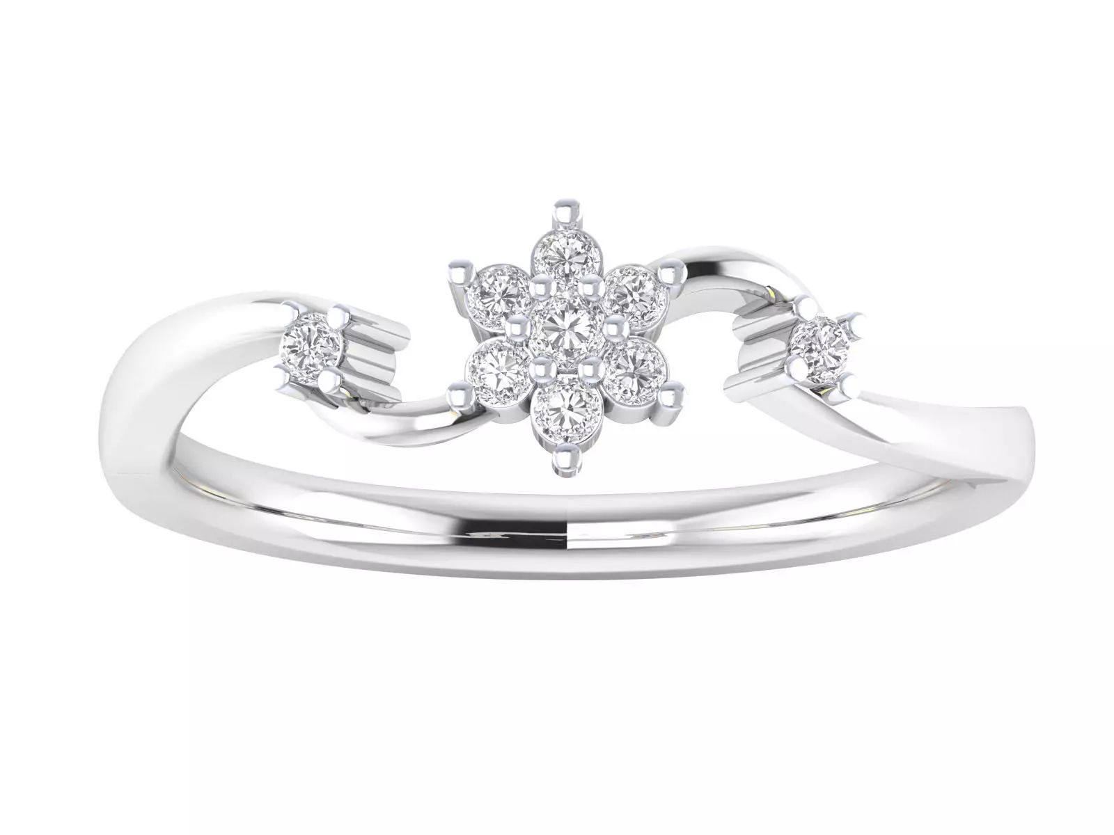 Women Ring Render 3dm STL MTL SLC JCD OBJ FBX Details 3D print model_19