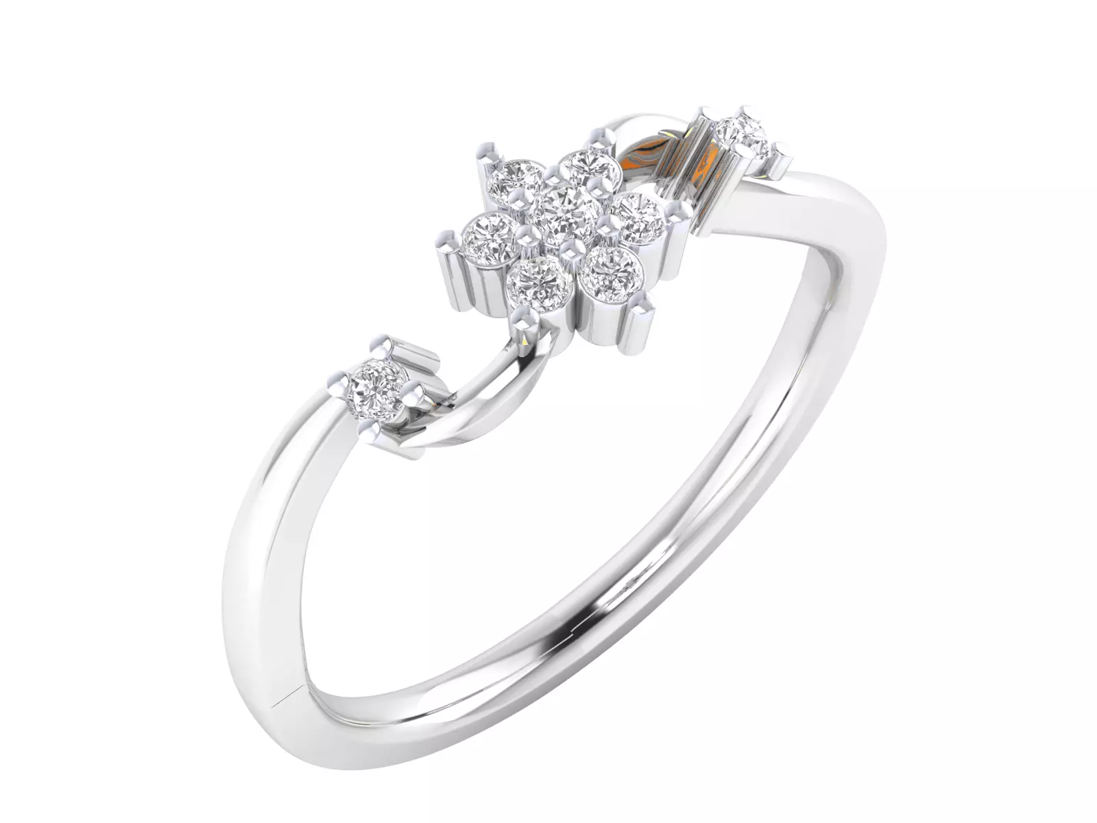 Women Ring Render 3dm STL MTL SLC JCD OBJ FBX Details 3D print model_16