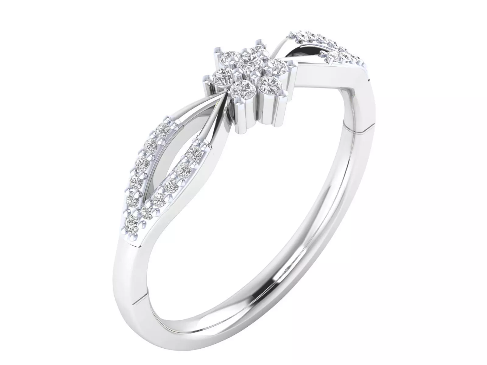 Women Ring Render 3dm STL MTL SLC JCD OBJ FBX Details 3D print model_15