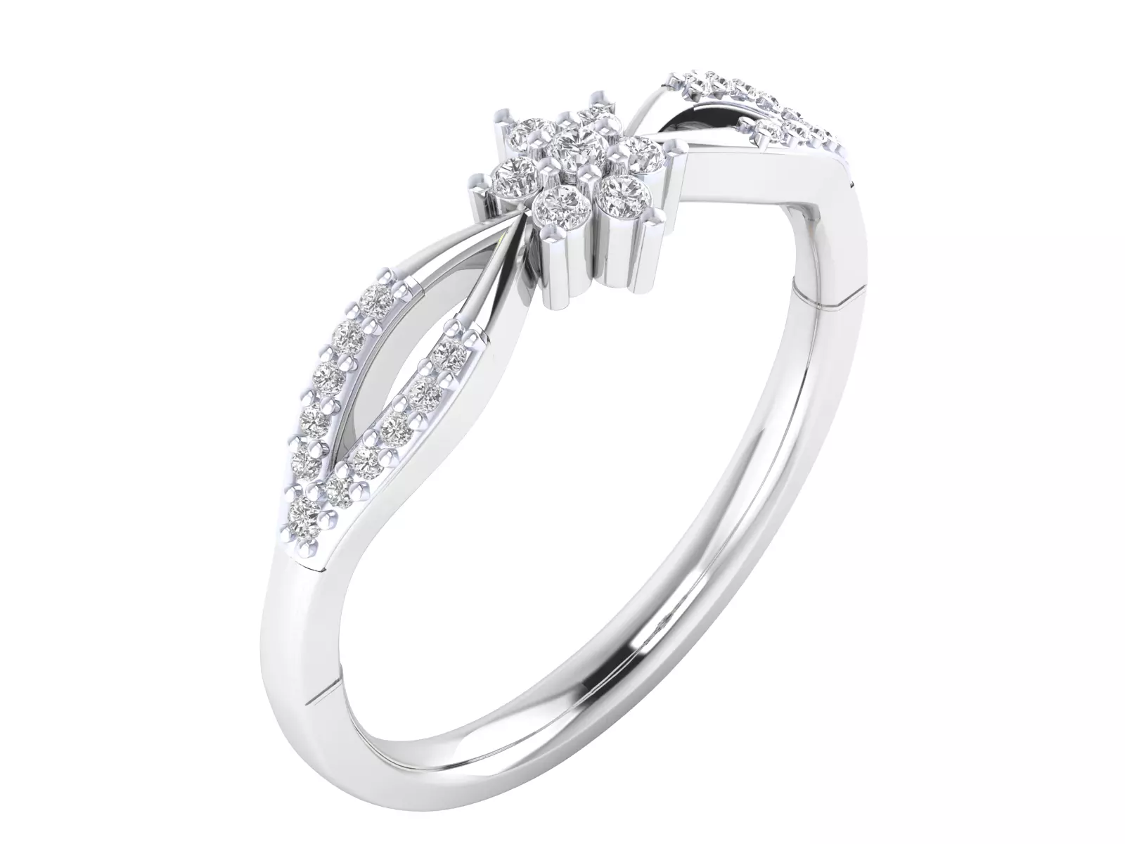 Women Ring Render 3dm STL MTL SLC JCD OBJ FBX Details 3D print model_16