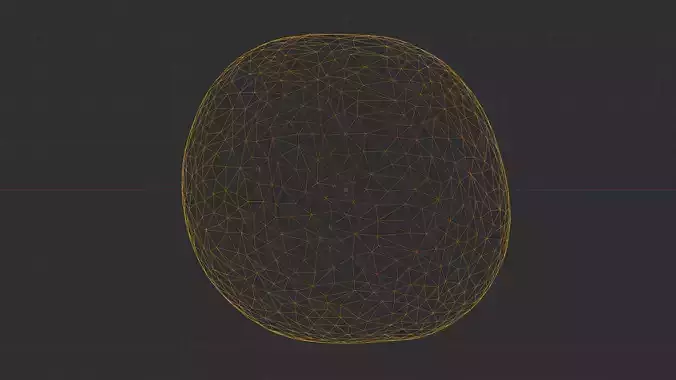 Photorealistic 3D scan of fresh whole melon Low-poly 3D model 5