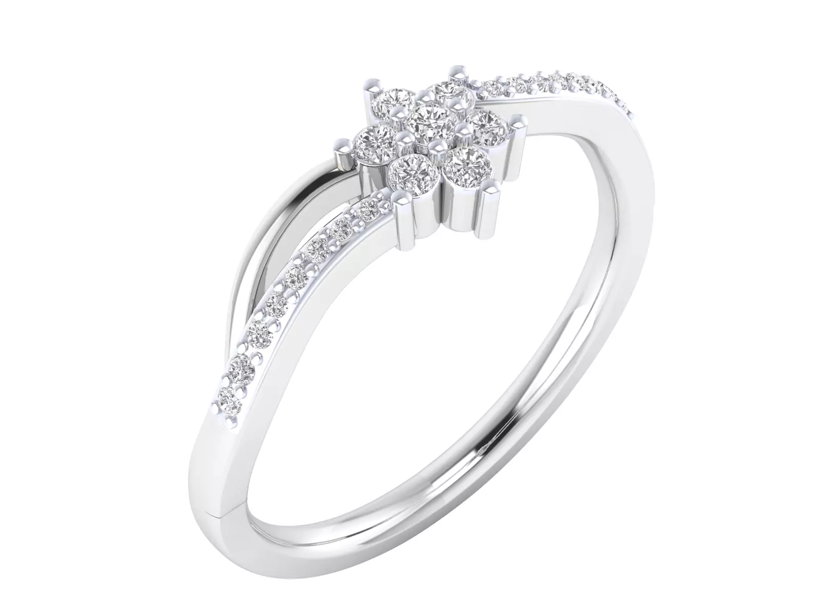 Women Ring Render 3dm STL MTL SLC JCD OBJ FBX Details 3D print model_14