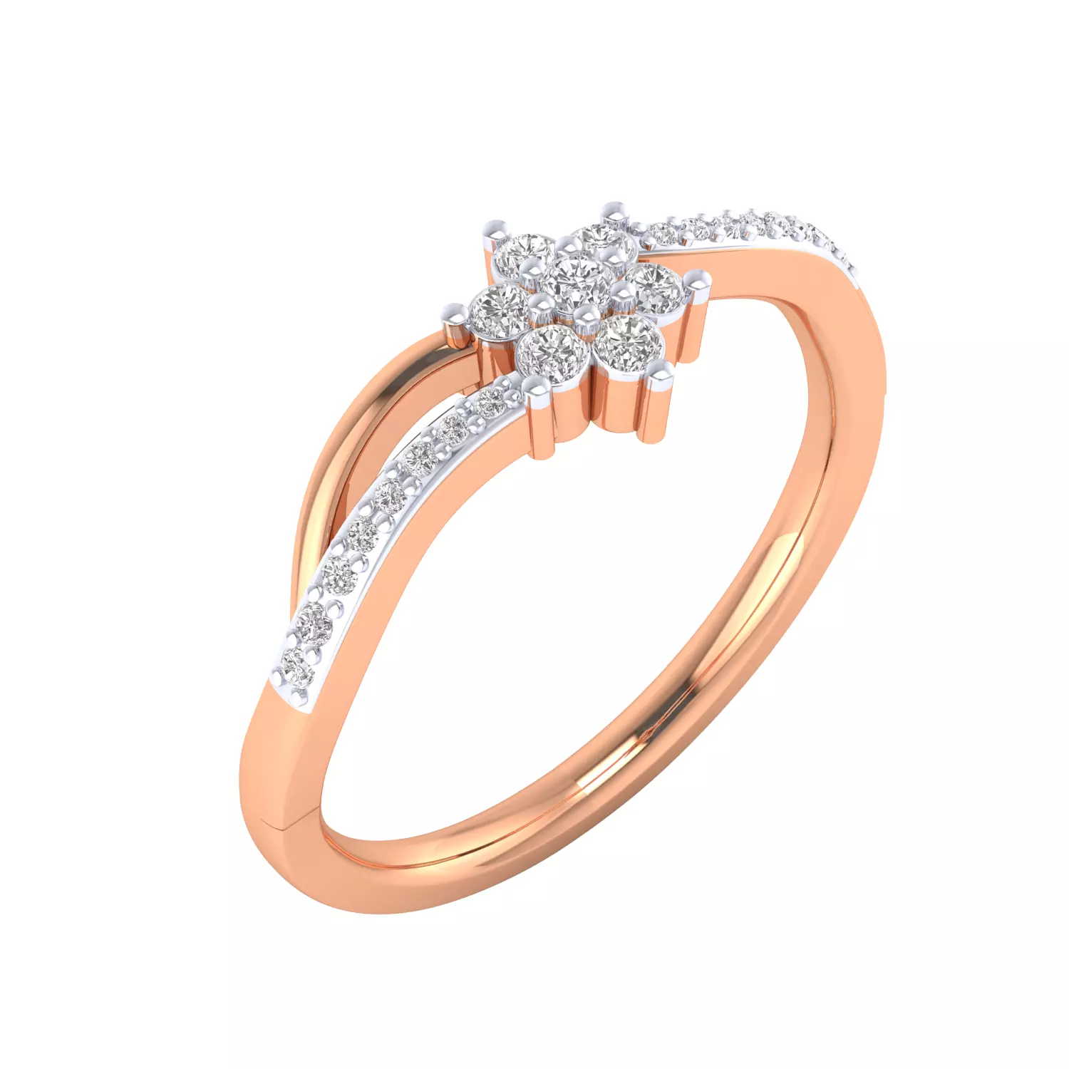 Women Ring Render 3dm STL MTL SLC JCD OBJ FBX Details 3D print model_22