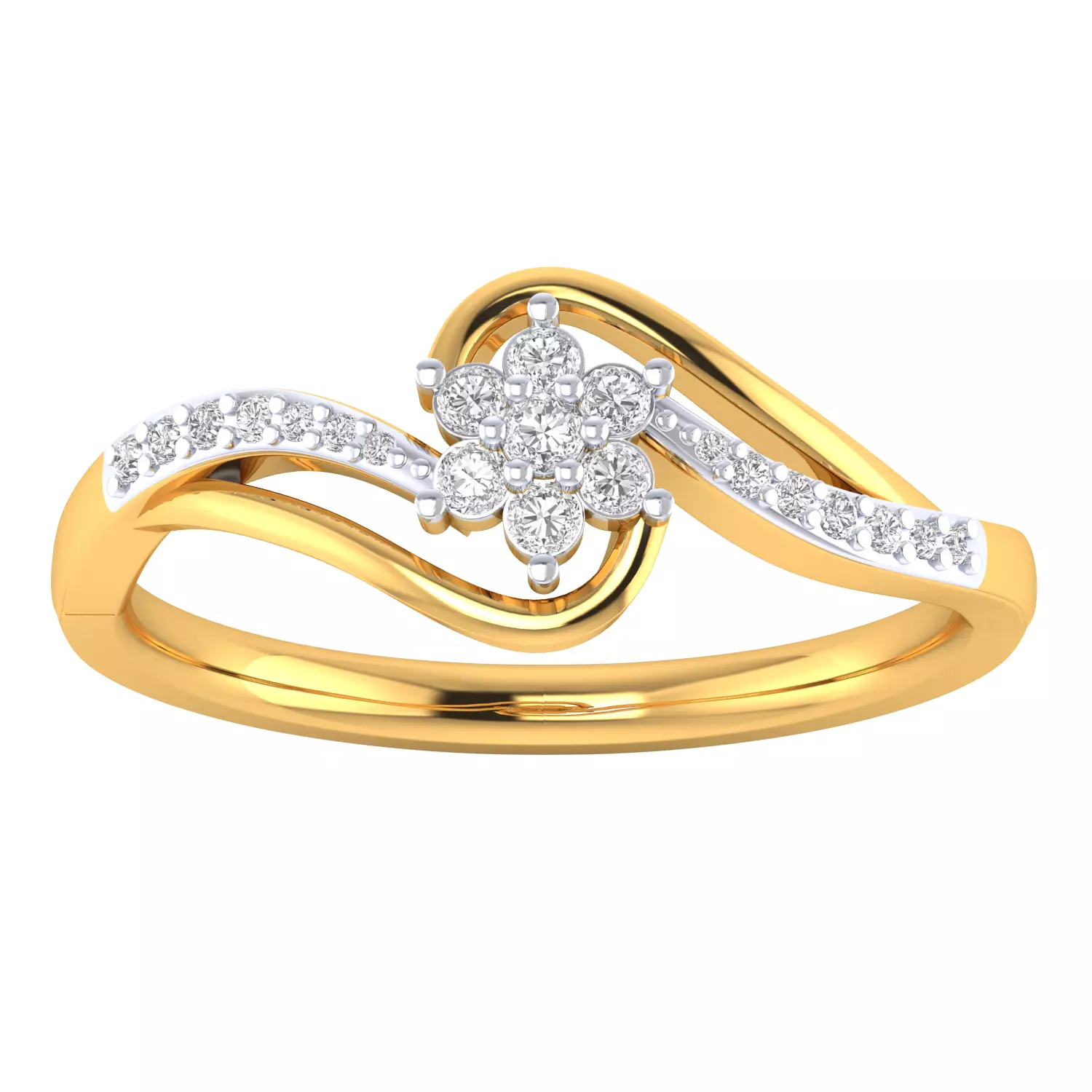 Women Ring Render 3dm STL MTL SLC JCD OBJ FBX Details 3D print model_11