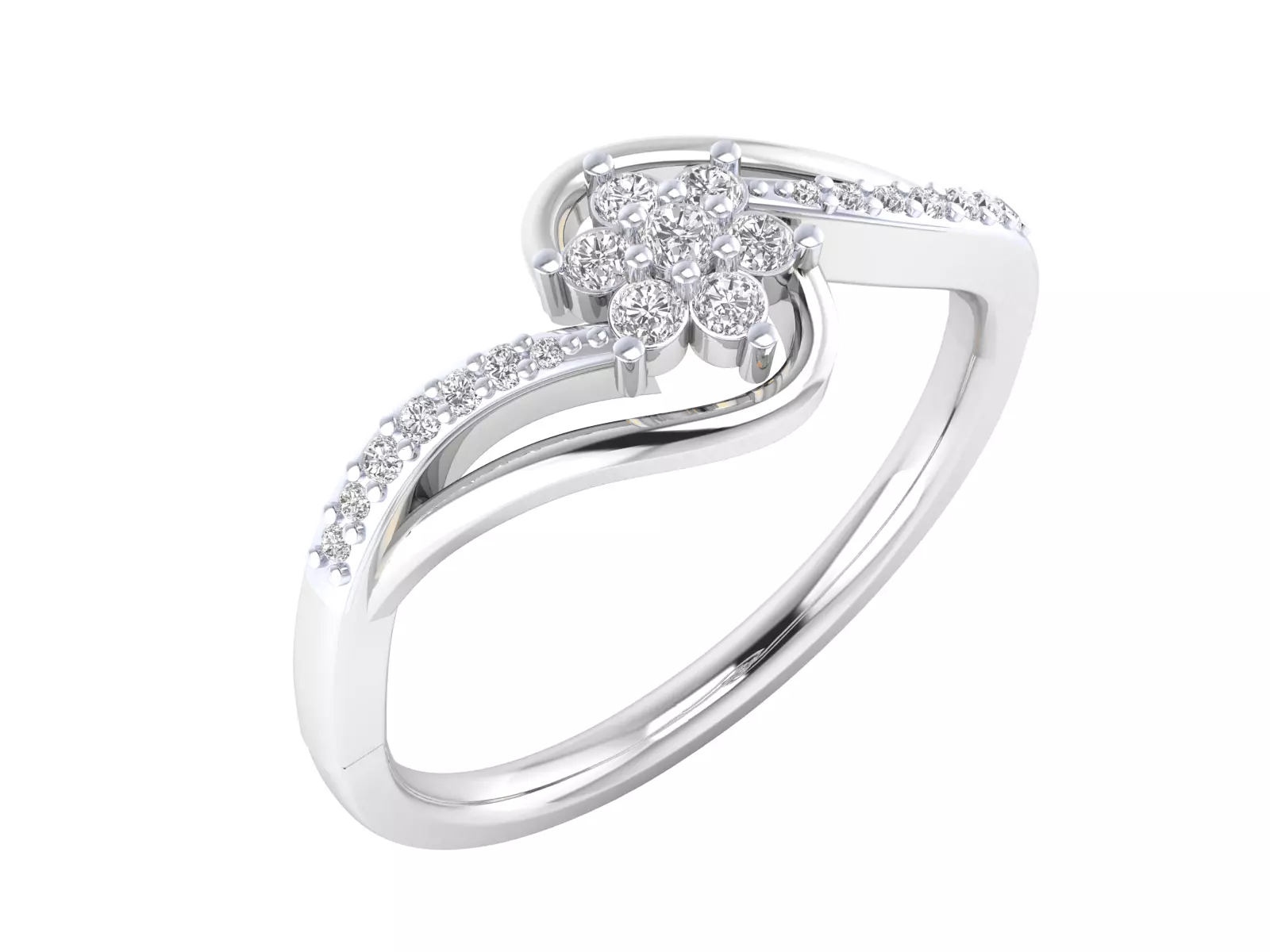 Women Ring Render 3dm STL MTL SLC JCD OBJ FBX Details 3D print model_16