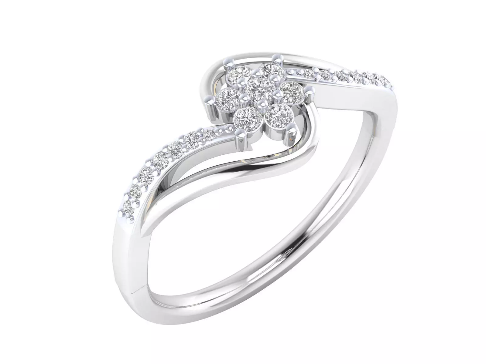 Women Ring Render 3dm STL MTL SLC JCD OBJ FBX Details 3D print model_15