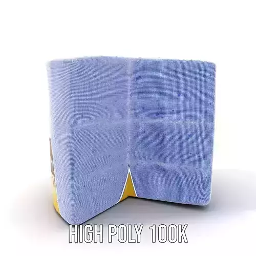 Rainbow Sprinkle Cake model pack Low-poly 3D model 4
