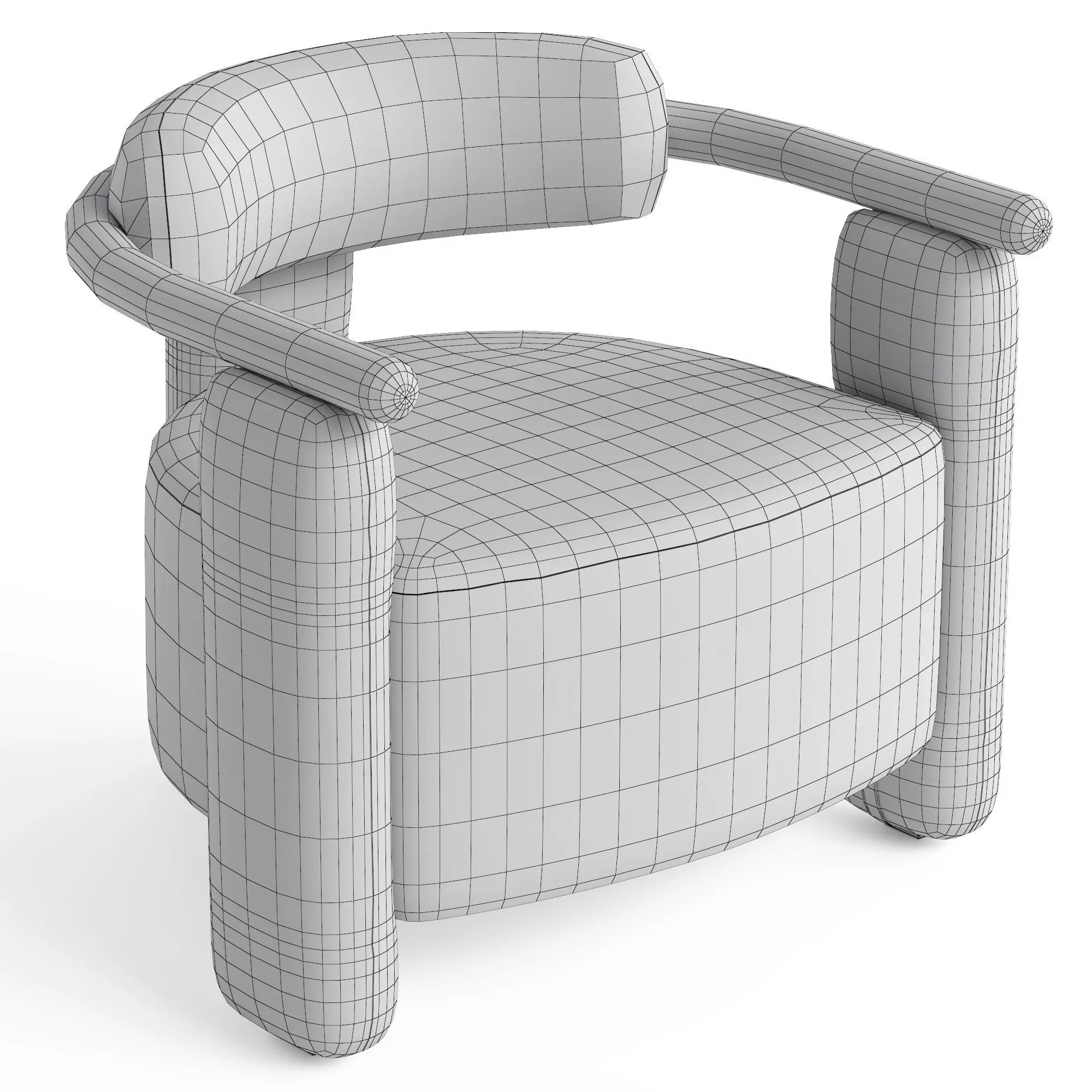 Ultis Granum armchair 3D model_7