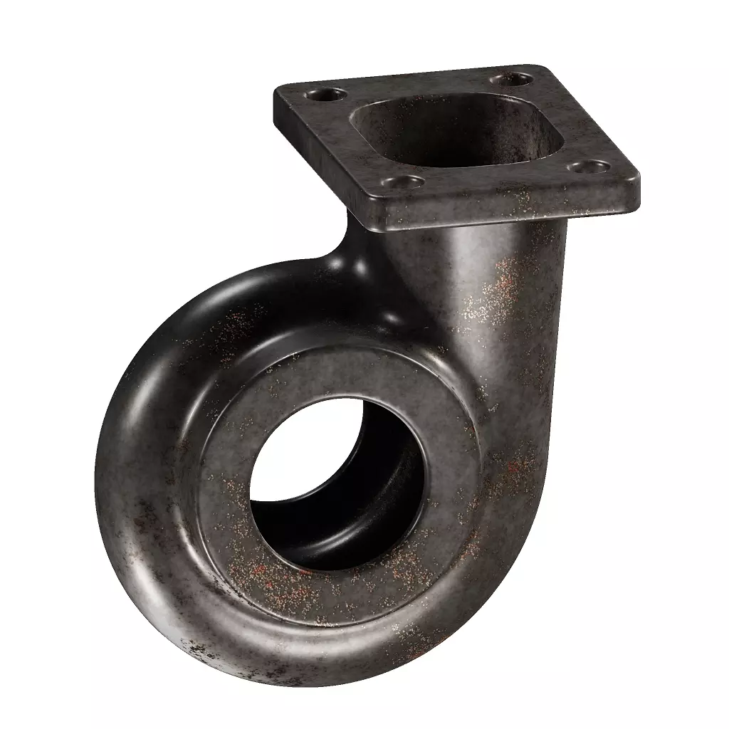 Rusty Turbine Housing 3D model_3