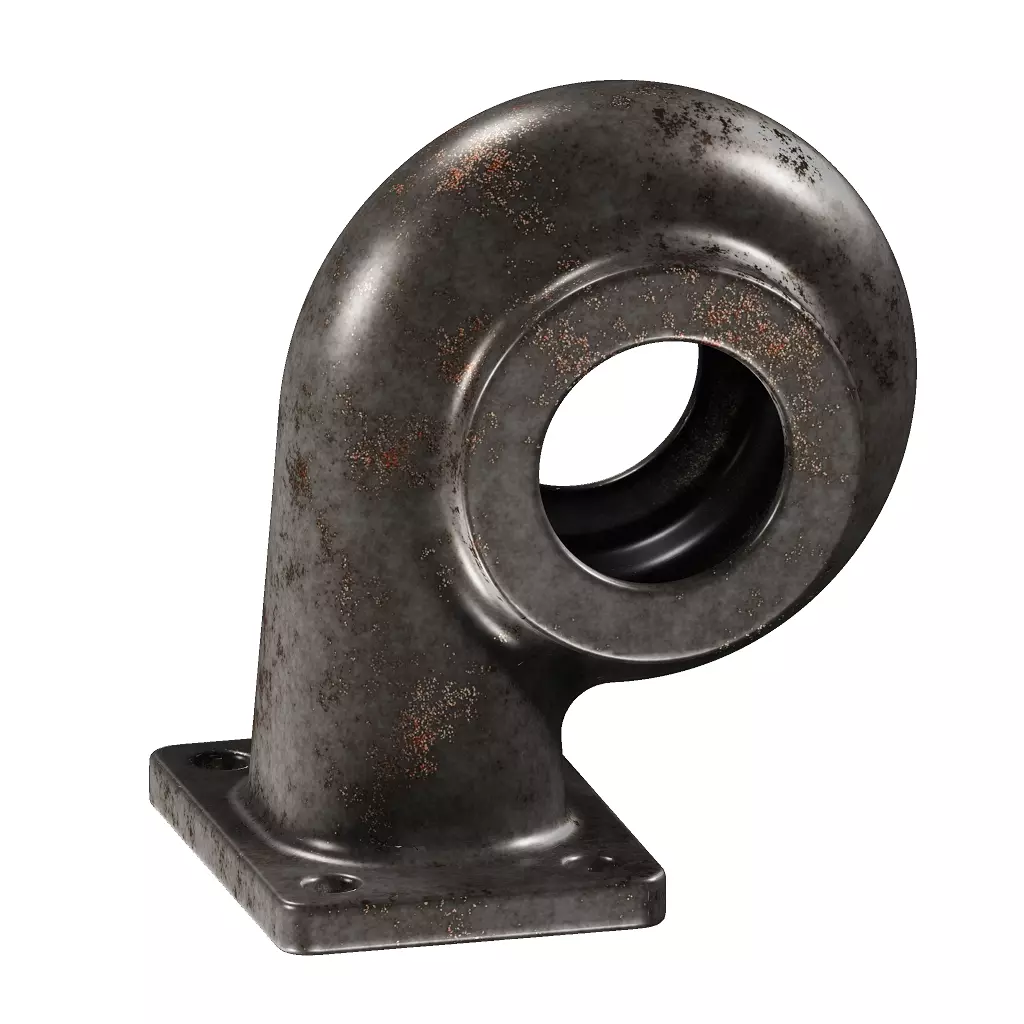 Rusty Turbine Housing 3D model_4