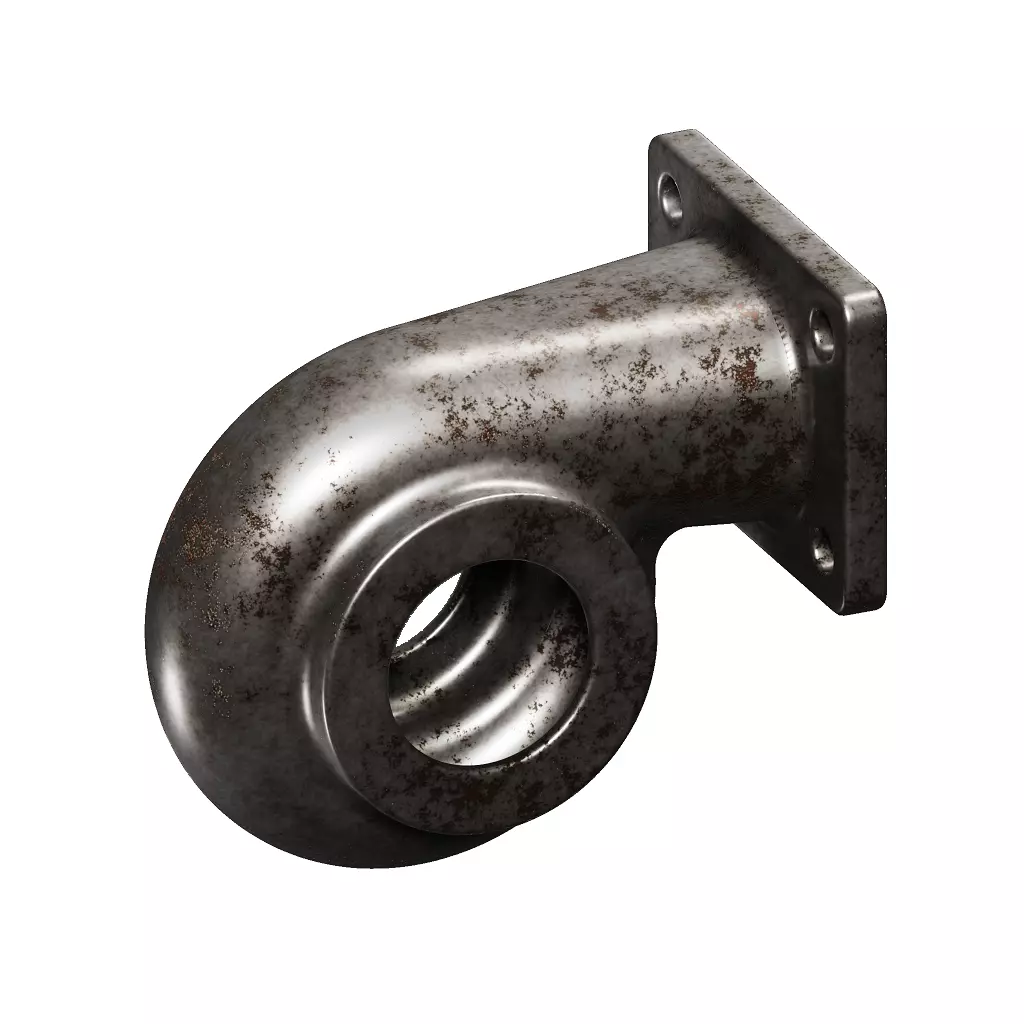 Rusty Turbine Housing 3D model_0