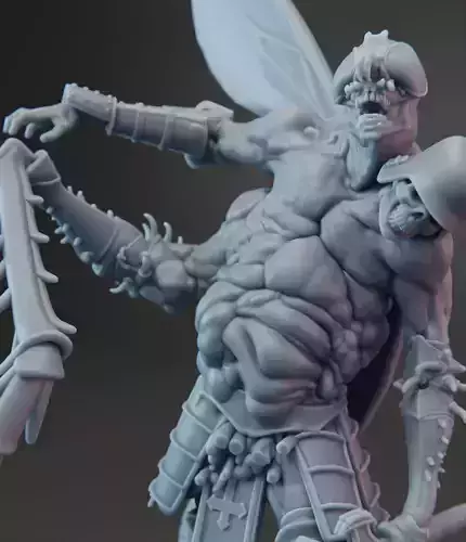 Maggot Knight - Children of the Fly Warband- Corpse Guard 3D print model