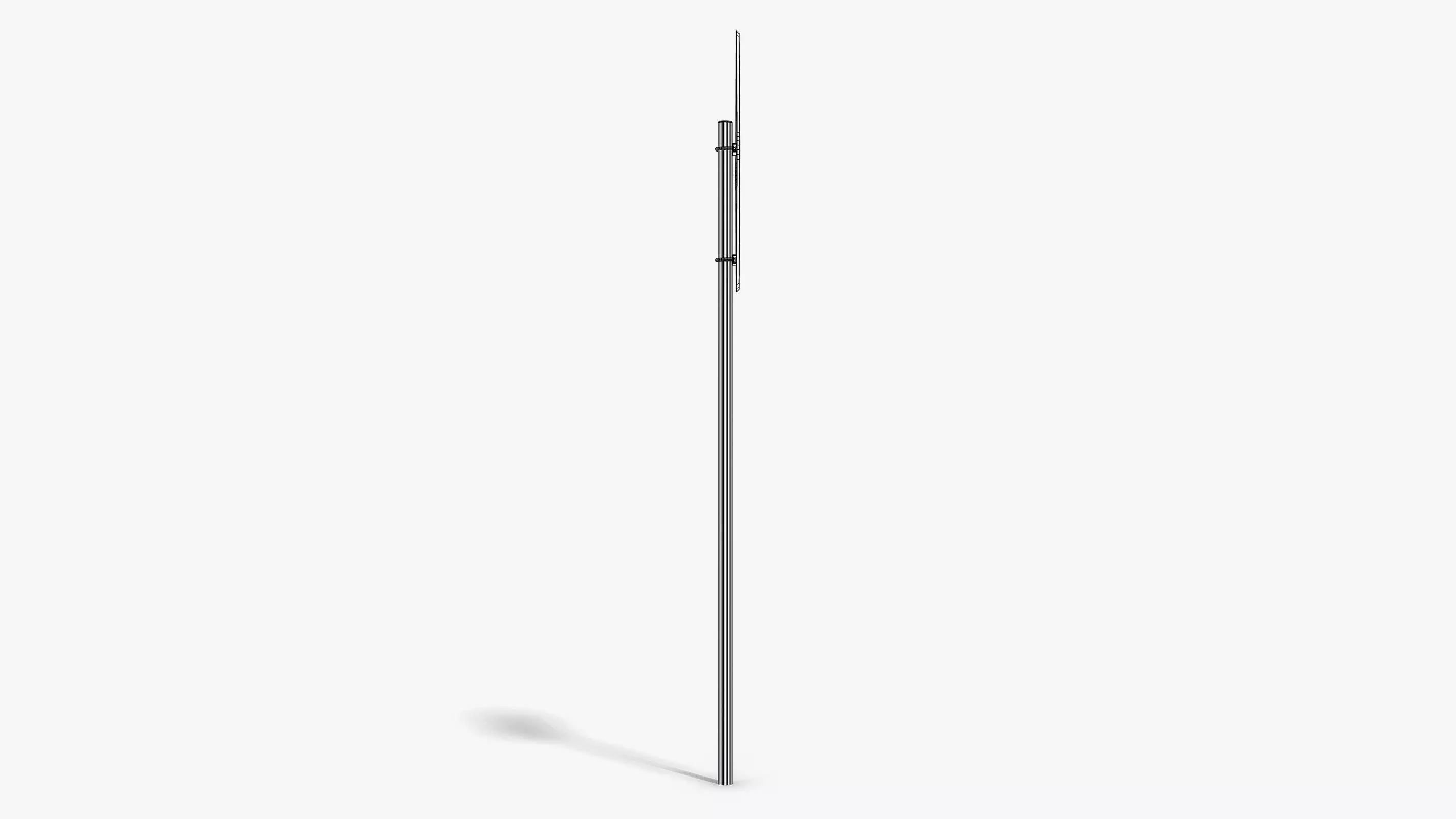 Tunnel Sign Low-poly 3D model_7