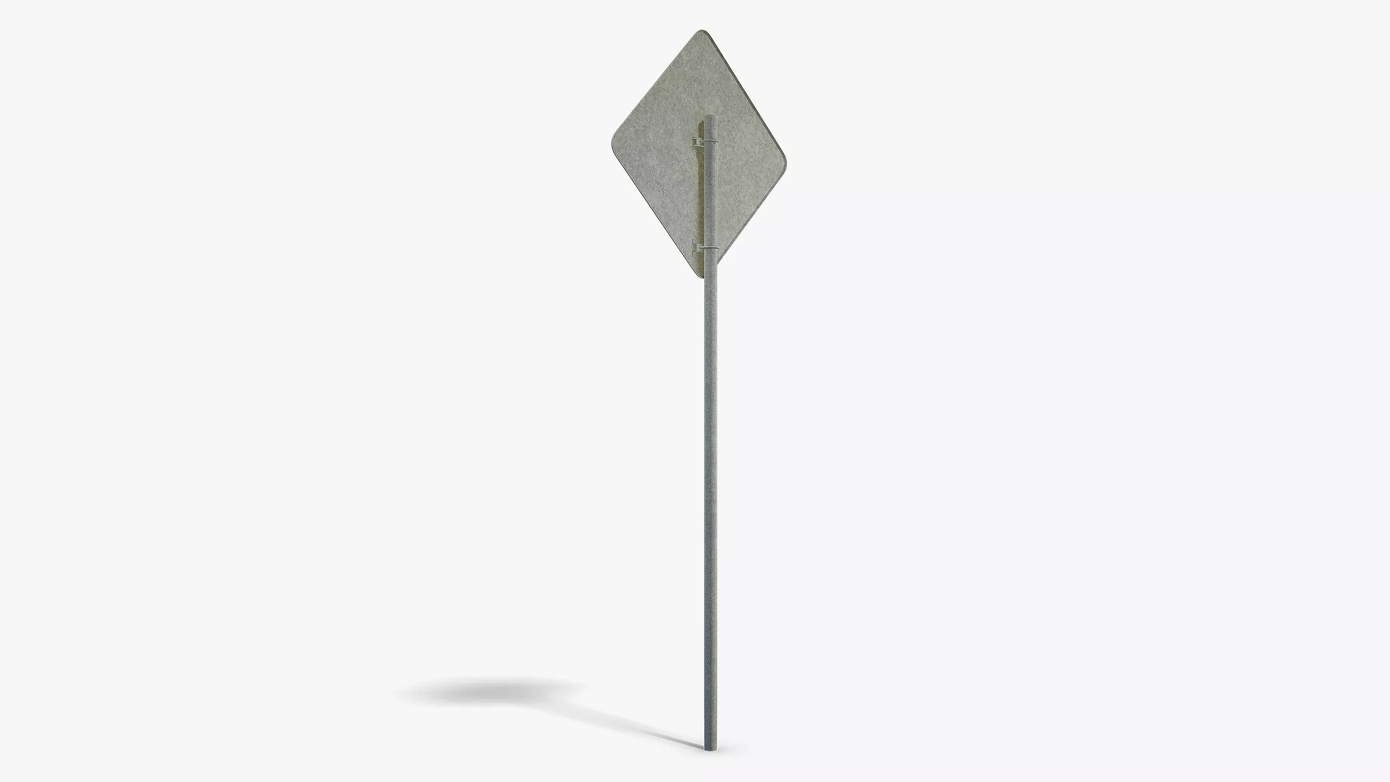 Tunnel Sign Low-poly 3D model_4