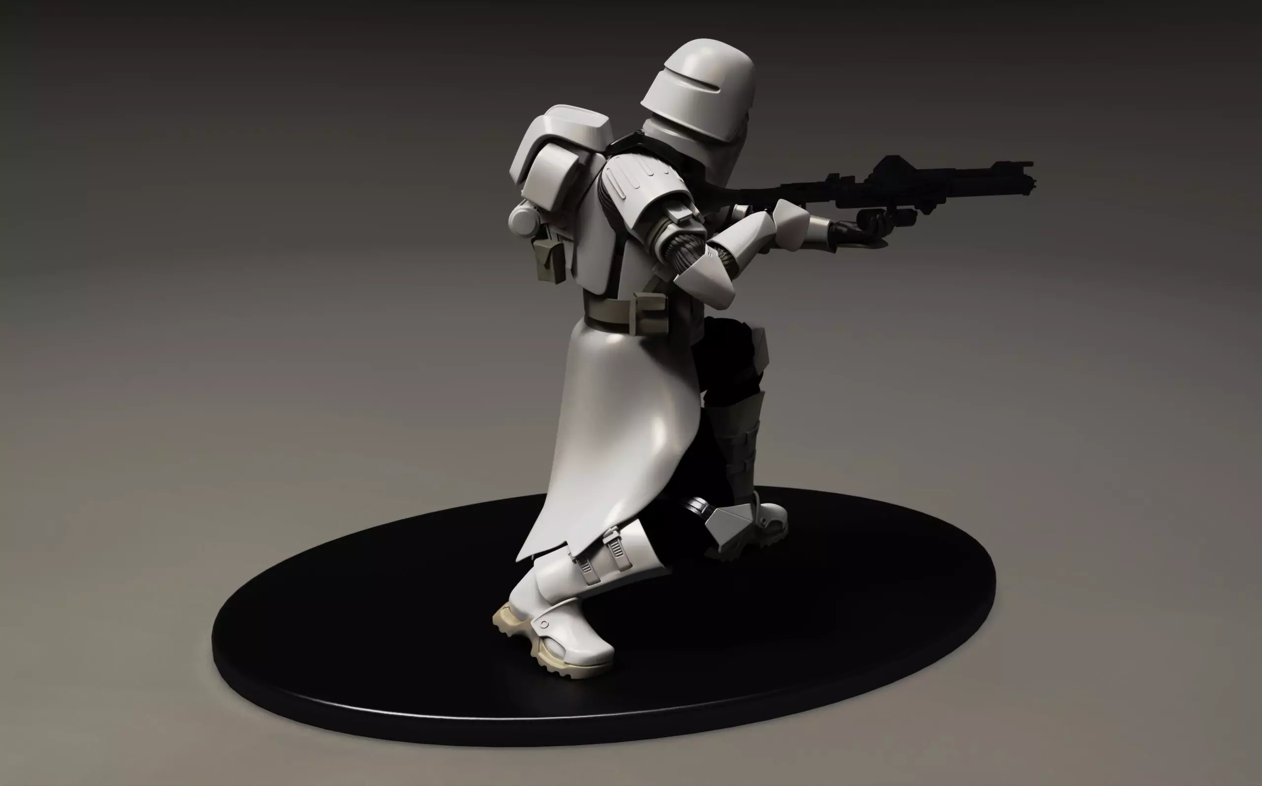 star wars 3d printable clone Galactic Marine Pose 1 3D print model_6