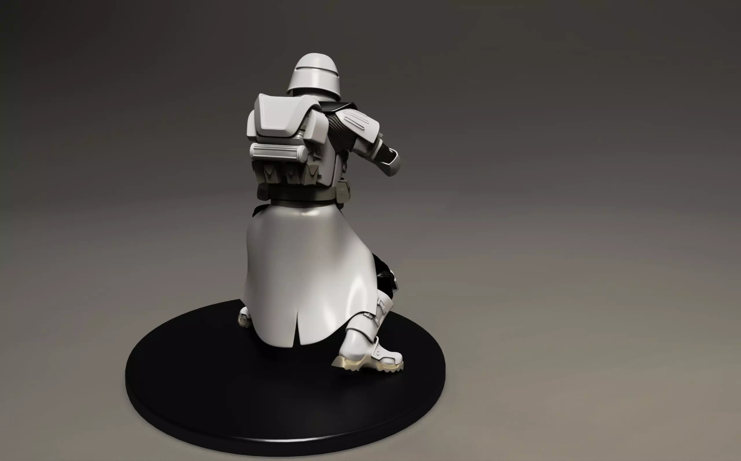 star wars 3d printable clone Galactic Marine Pose 1 3D print model_5