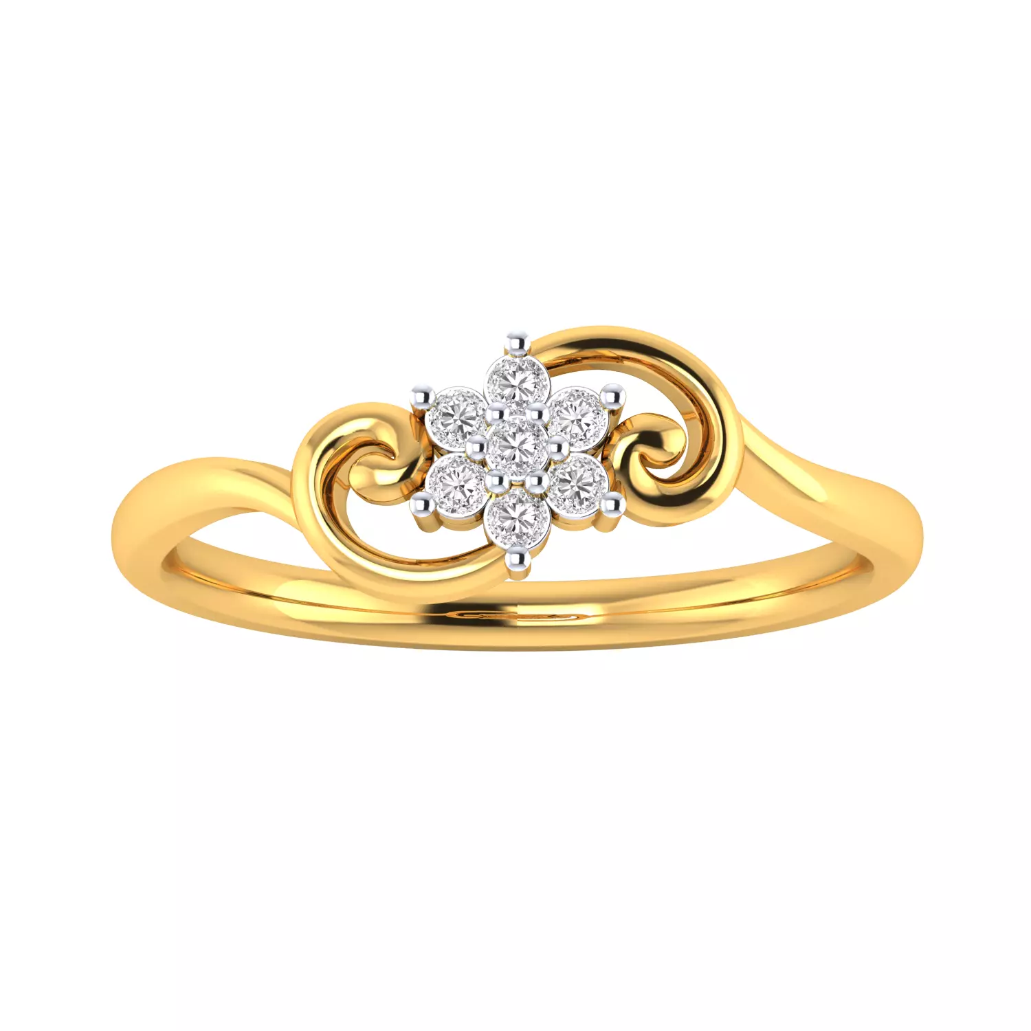 Women Ring Render 3dm STL MTL SLC JCD OBJ FBX Details 3D print model_11