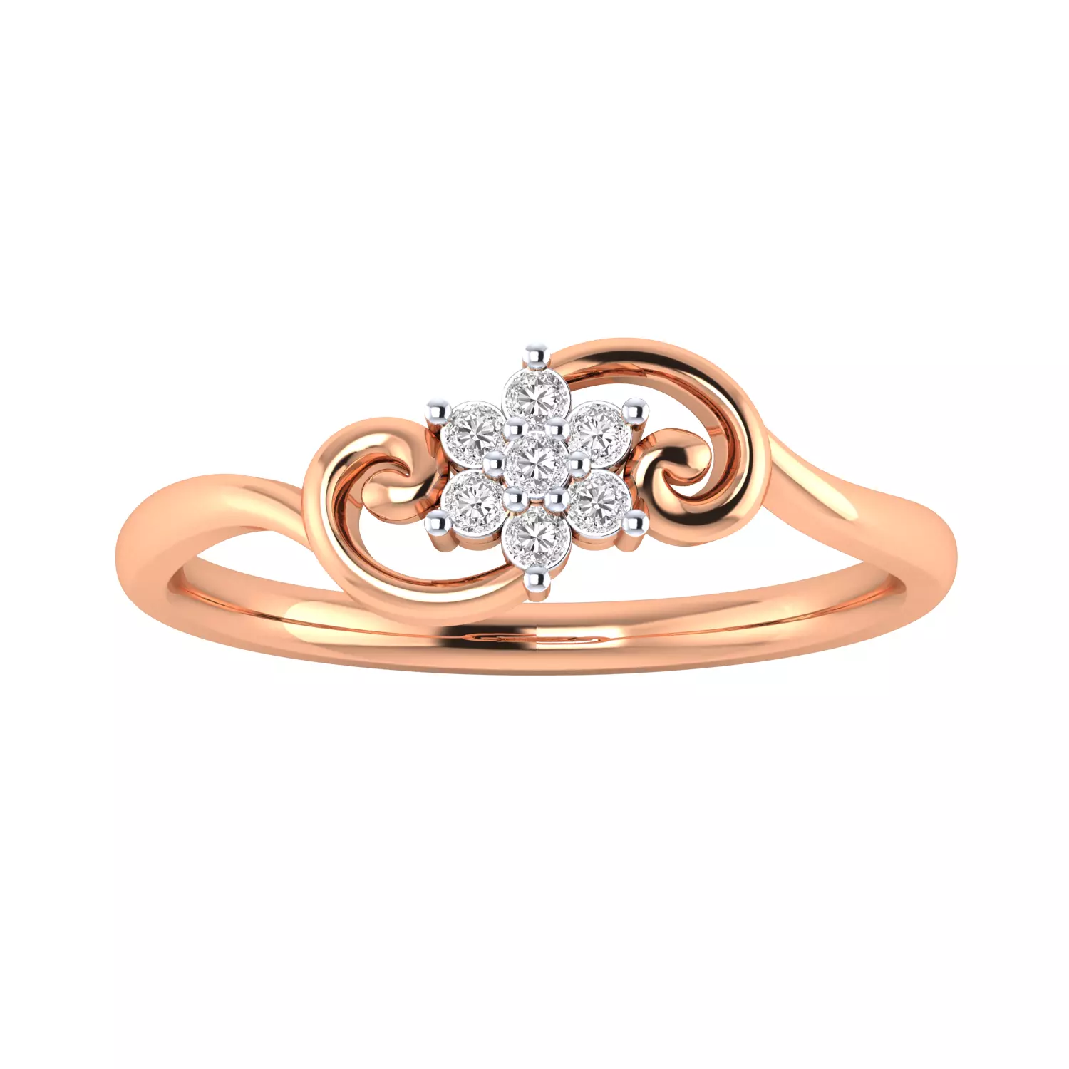 Women Ring Render 3dm STL MTL SLC JCD OBJ FBX Details 3D print model_9