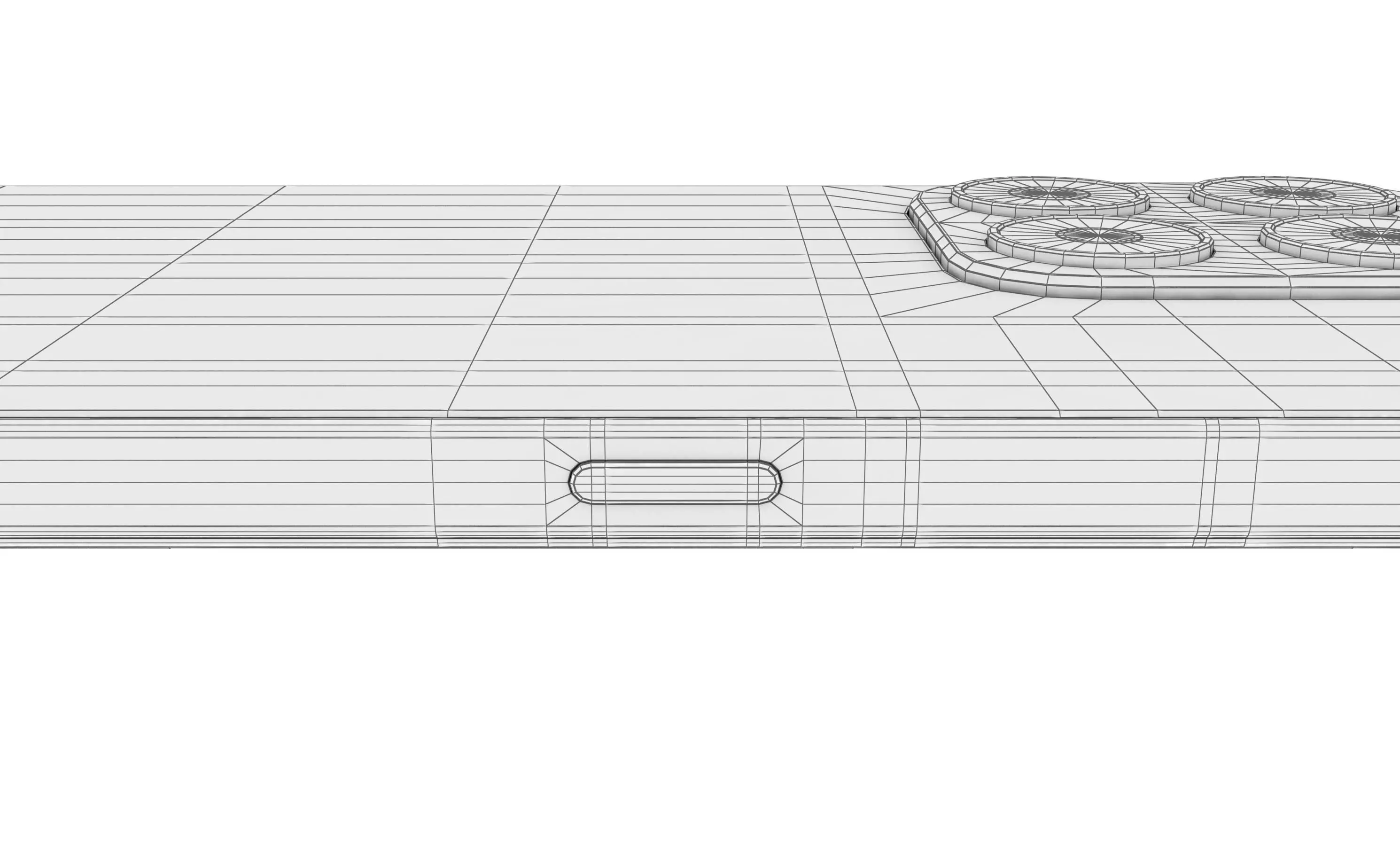 Honor X7d 4G Black And Gold 3D model_12