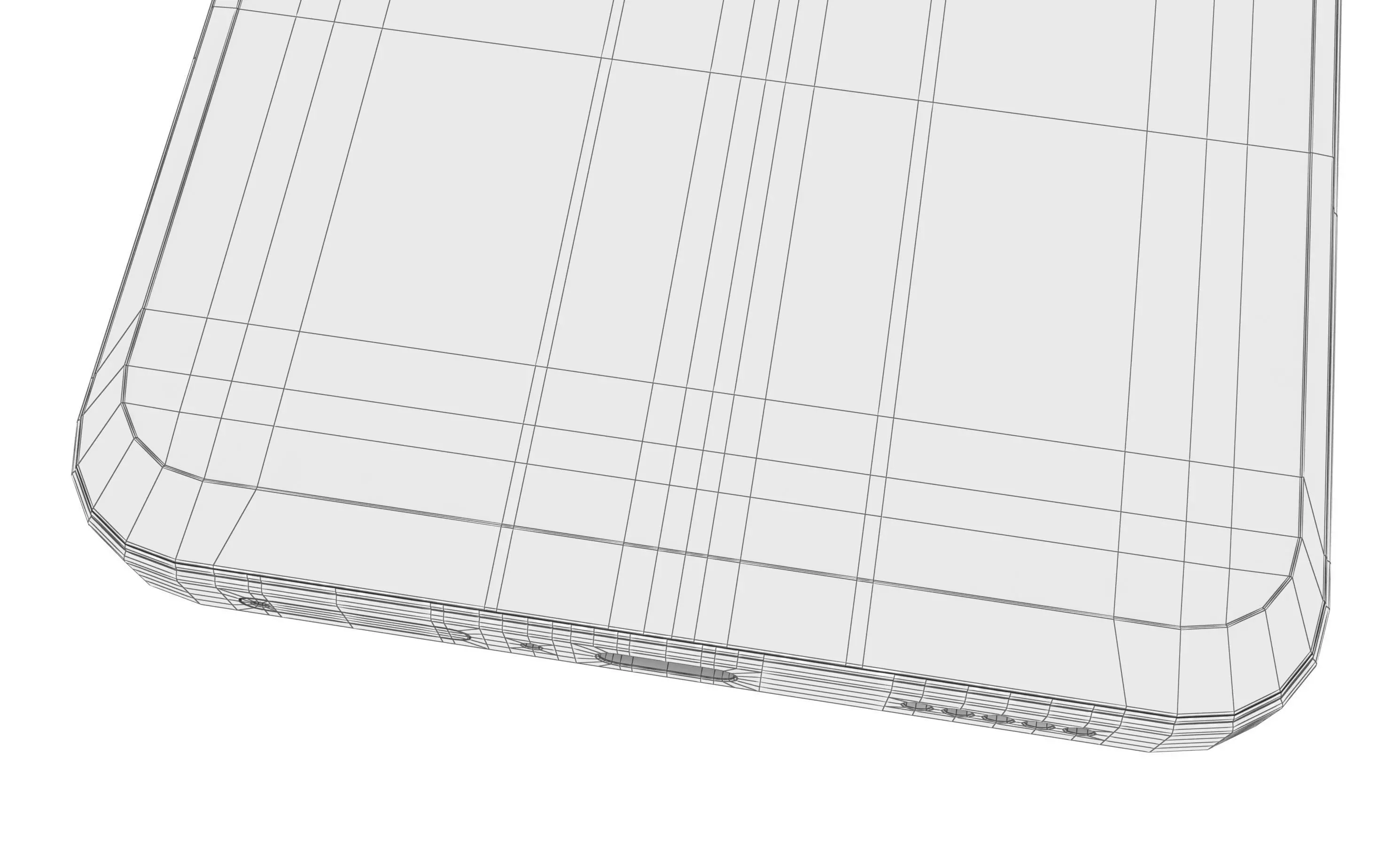 Honor X7d 4G Black And Gold 3D model_10