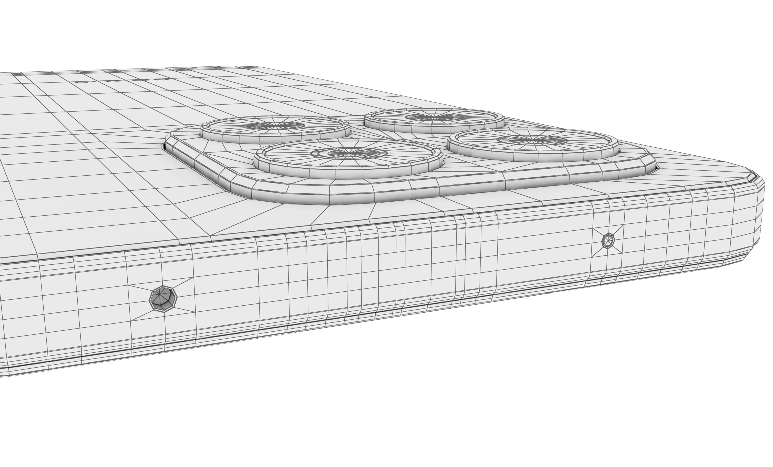 Honor X7d 4G Black And Gold 3D model_14