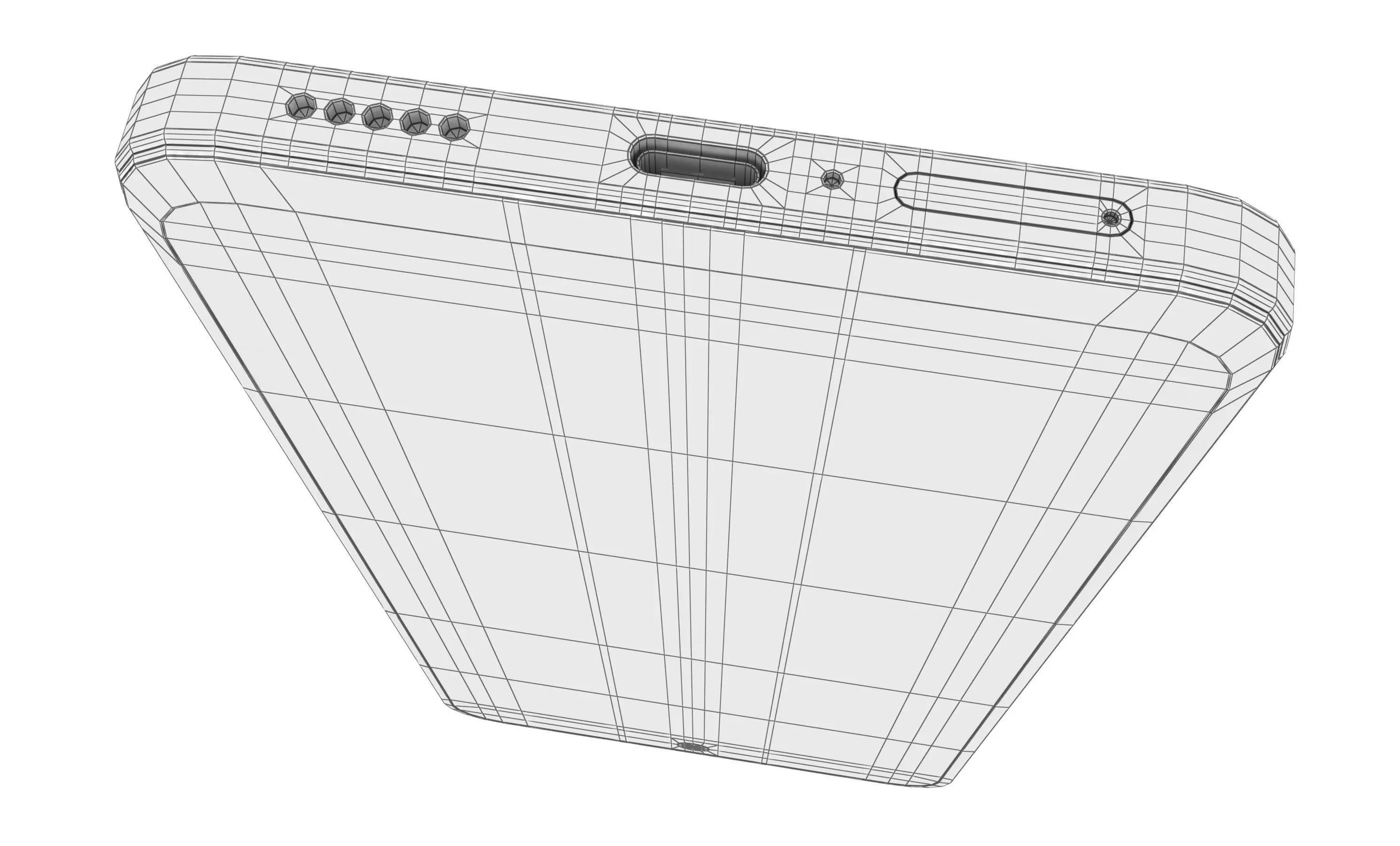 Honor X7d 4G Black And Gold 3D model_8