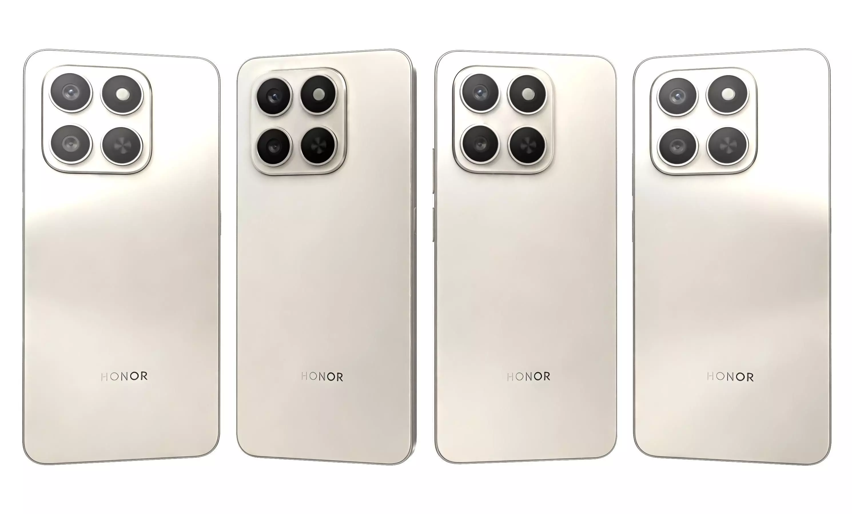 Honor X7d 4G Black And Gold 3D model_23