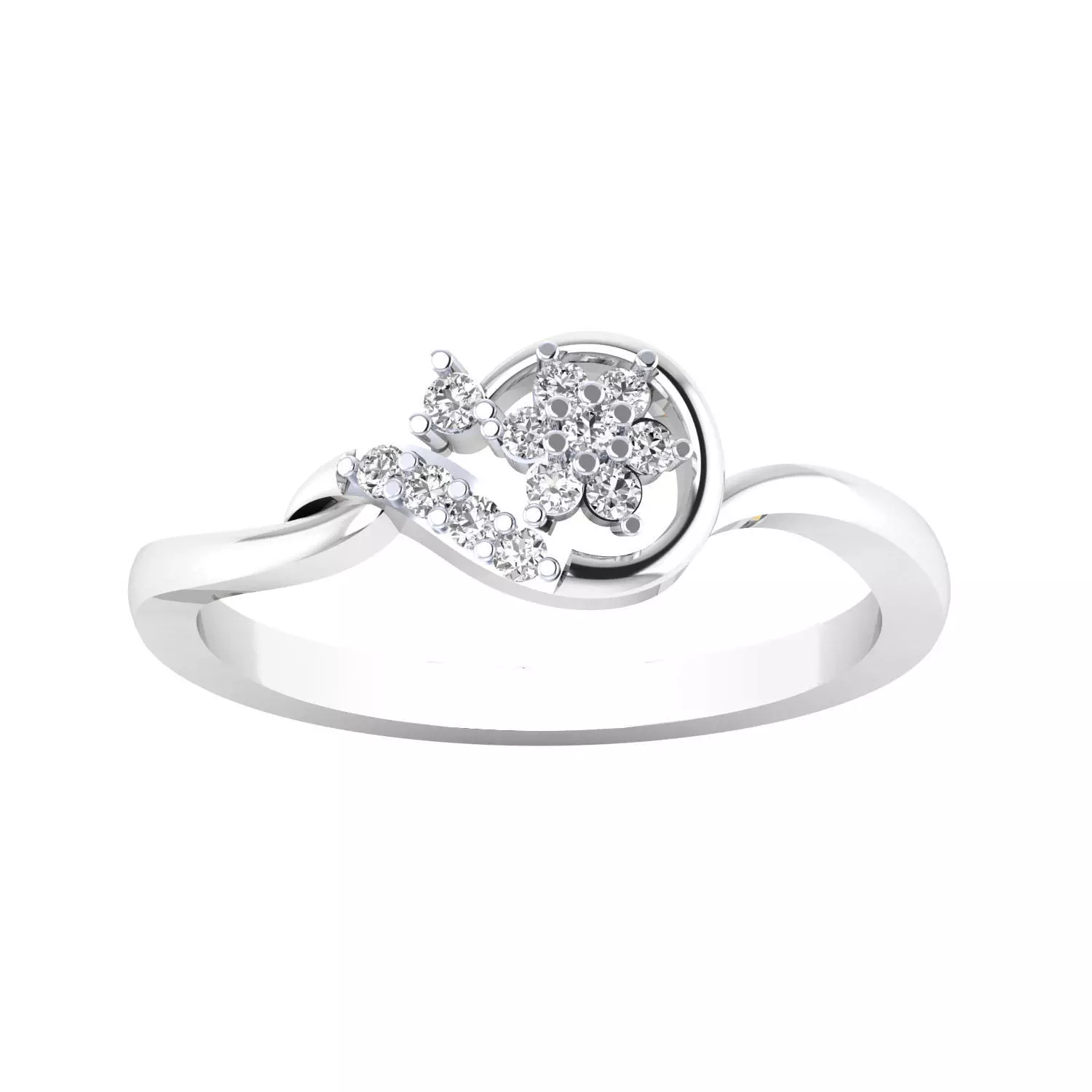  Women Ring Render 3dm STL MTL SLC JCD OBJ FBX Details 3D print model_21