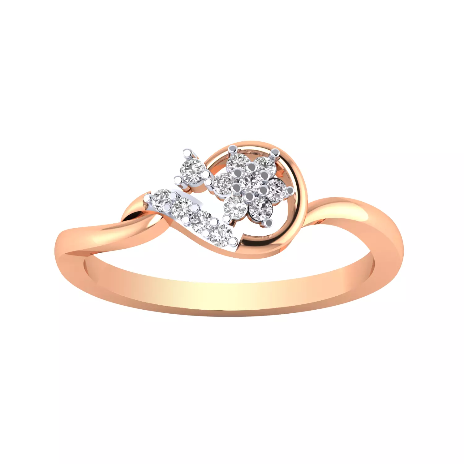  Women Ring Render 3dm STL MTL SLC JCD OBJ FBX Details 3D print model_6