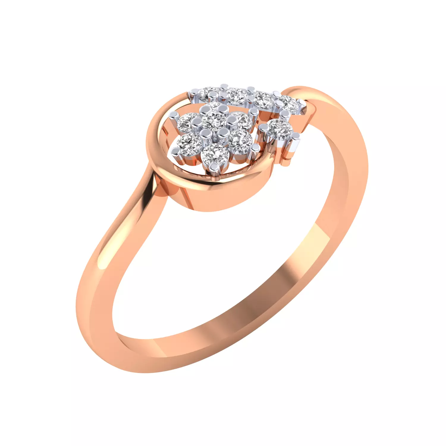  Women Ring Render 3dm STL MTL SLC JCD OBJ FBX Details 3D print model_2