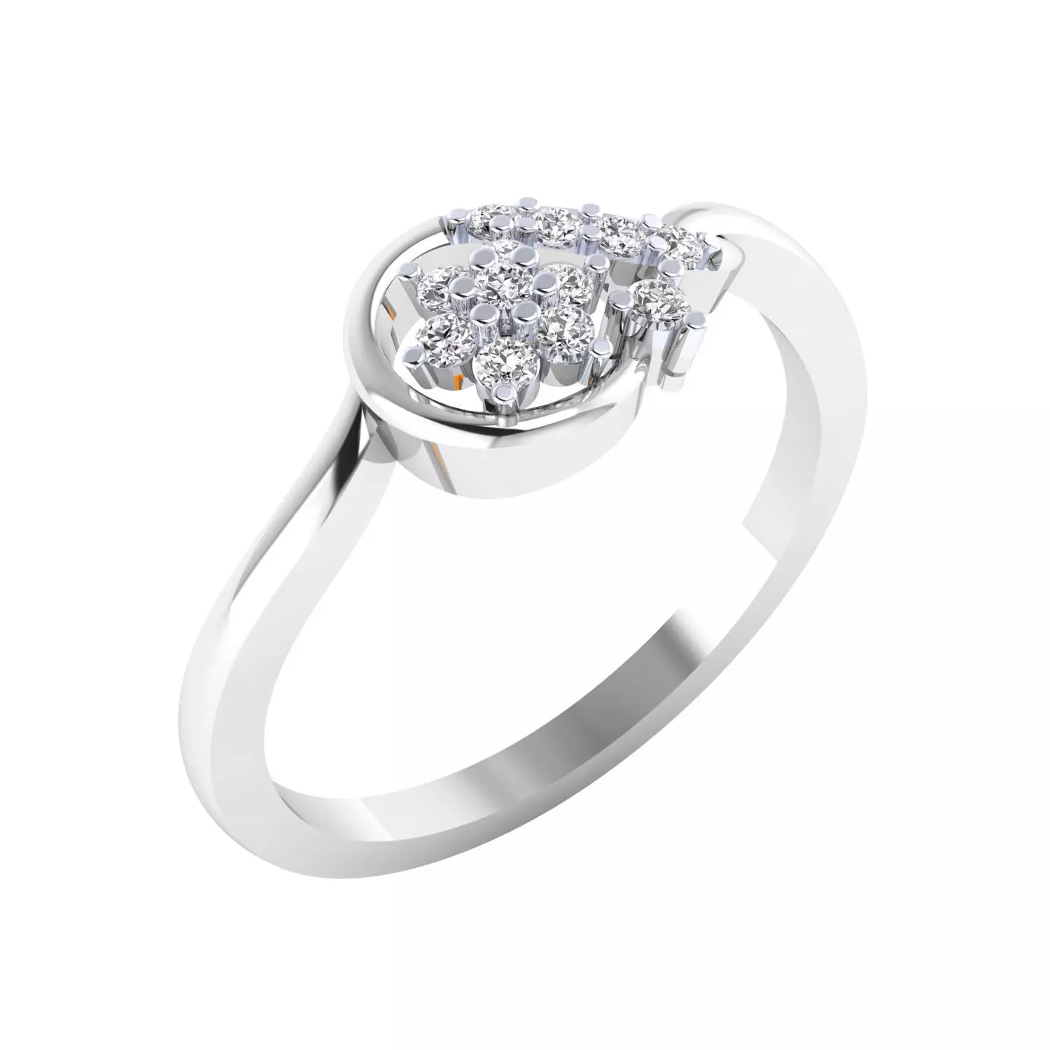  Women Ring Render 3dm STL MTL SLC JCD OBJ FBX Details 3D print model_17