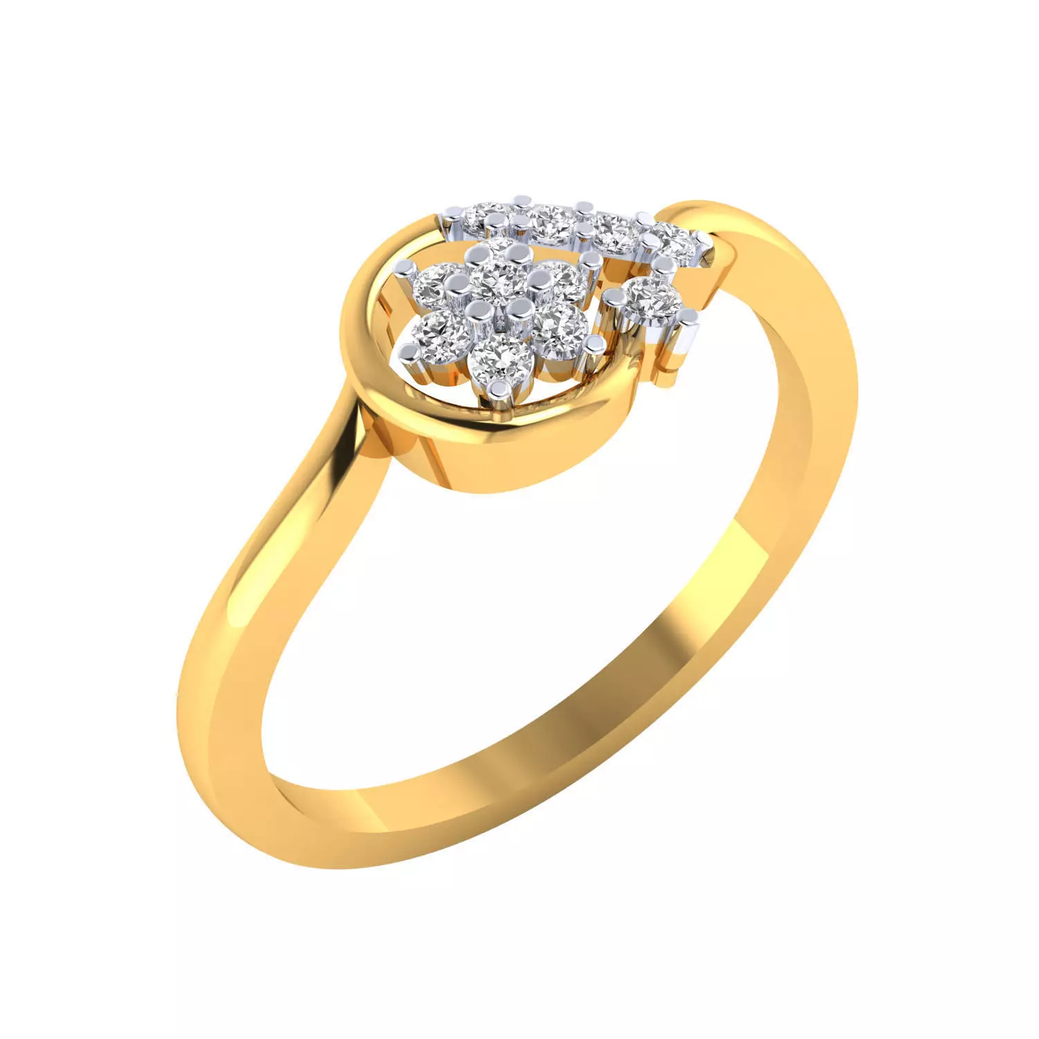  Women Ring Render 3dm STL MTL SLC JCD OBJ FBX Details 3D print model_10