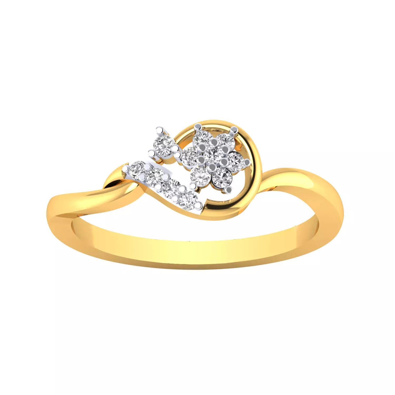  Women Ring Render 3dm STL MTL SLC JCD OBJ FBX Details 3D print model_13