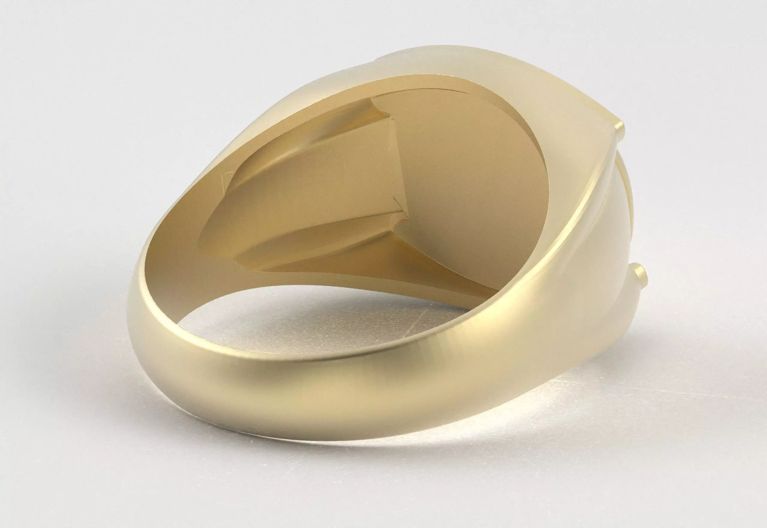 Men Claddagh Ring Hands Heart Loyalty 3D print model_32