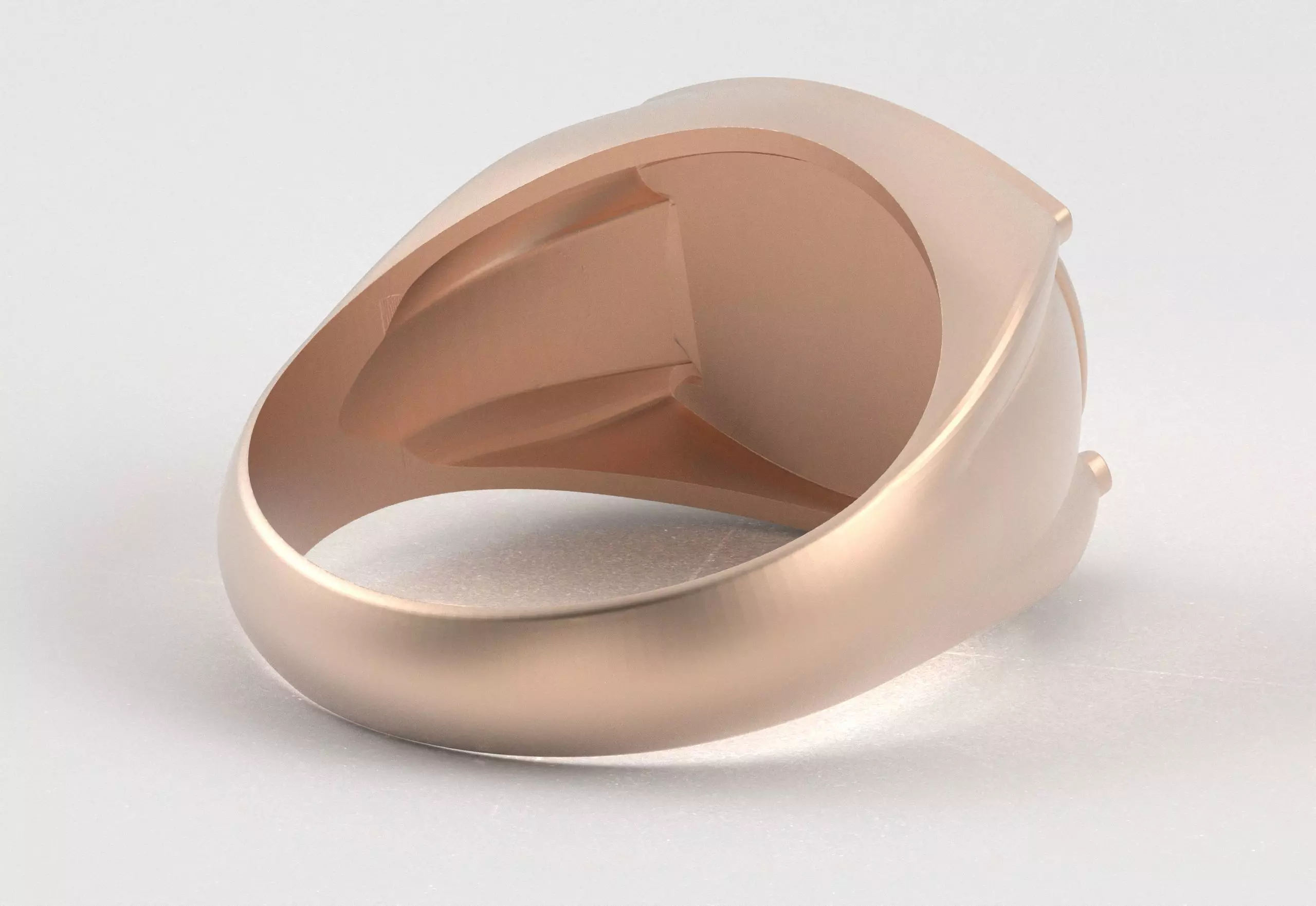 Men Claddagh Ring Hands Heart Loyalty 3D print model_30