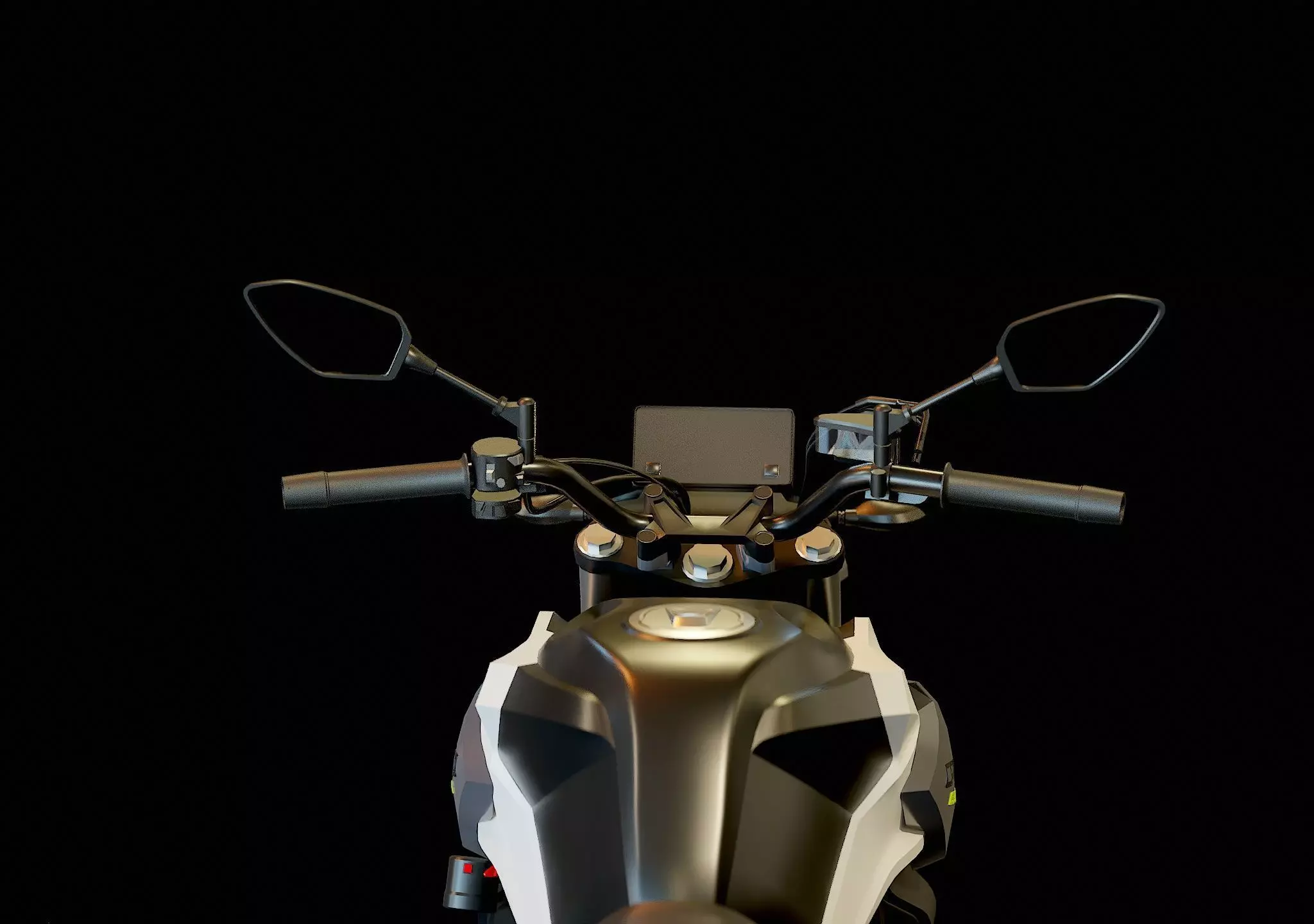 Base model CF Moto 650 NK 2023 3D model_9