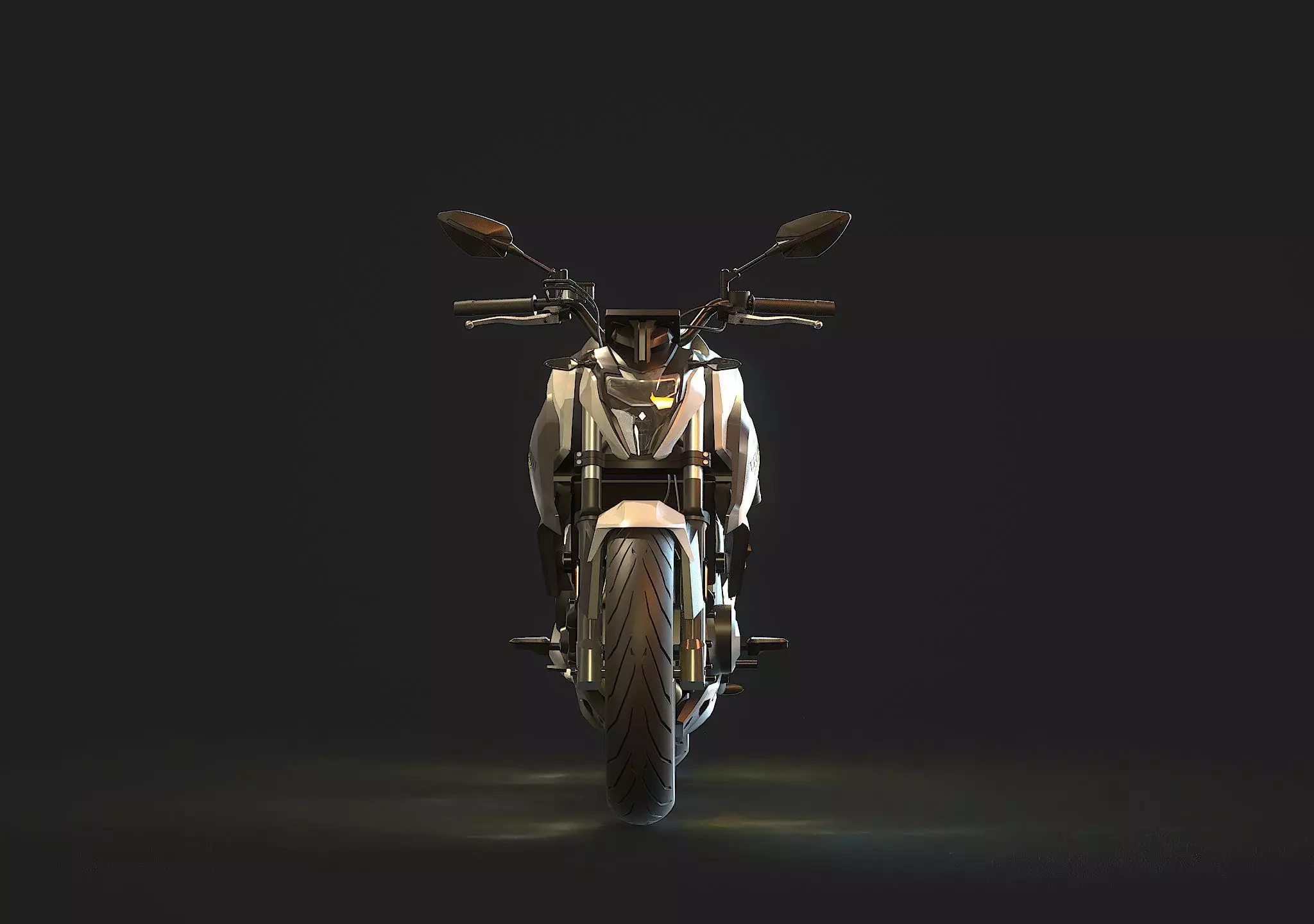 Base model CF Moto 650 NK 2023 3D model_6