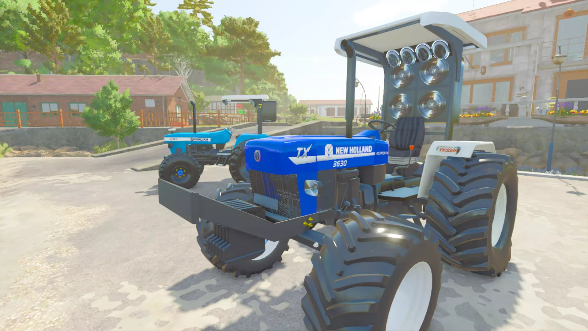 Newholland 3630 show Low-poly 3D model