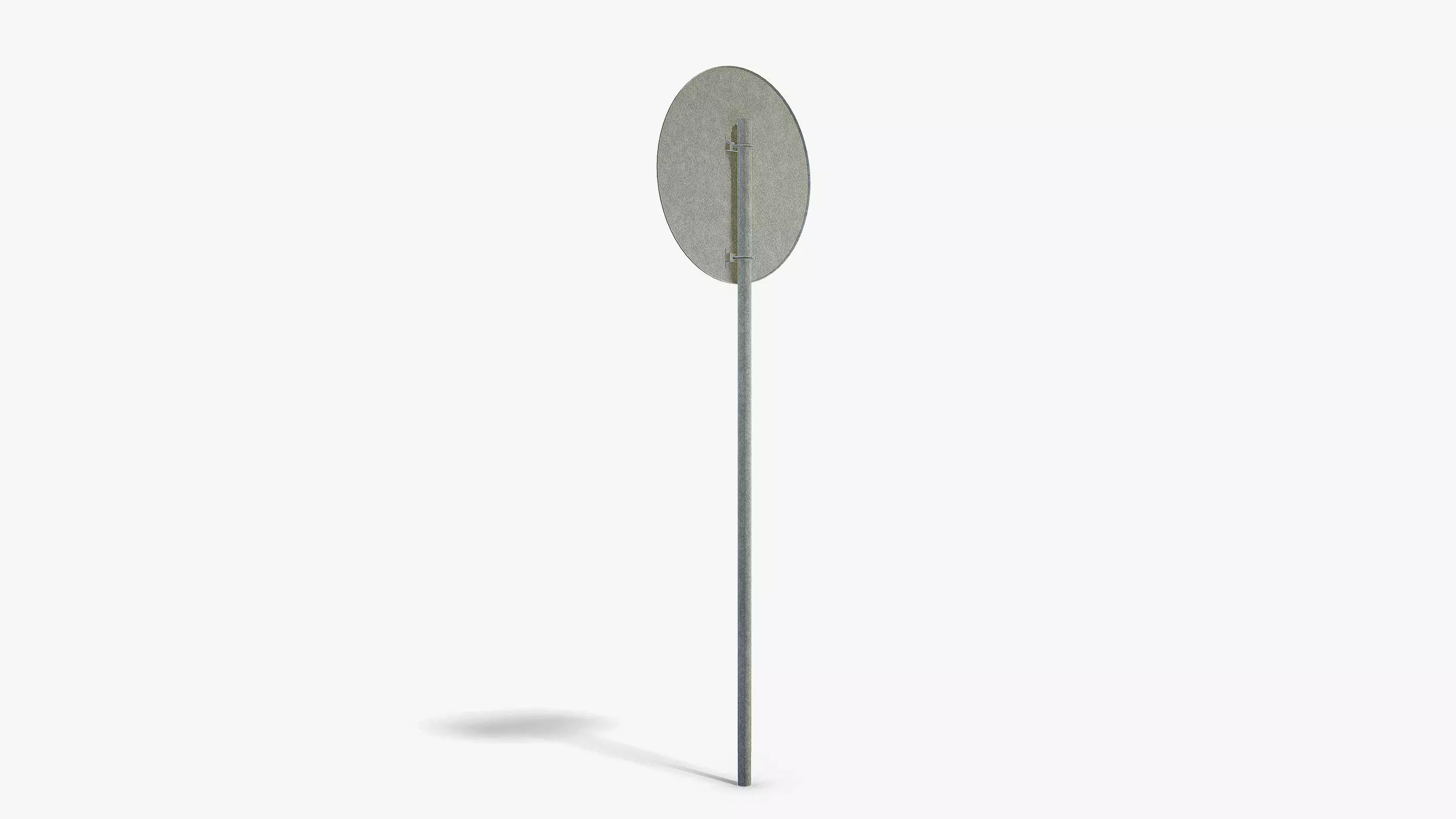 No Entry Sign Low-poly 3D model_4